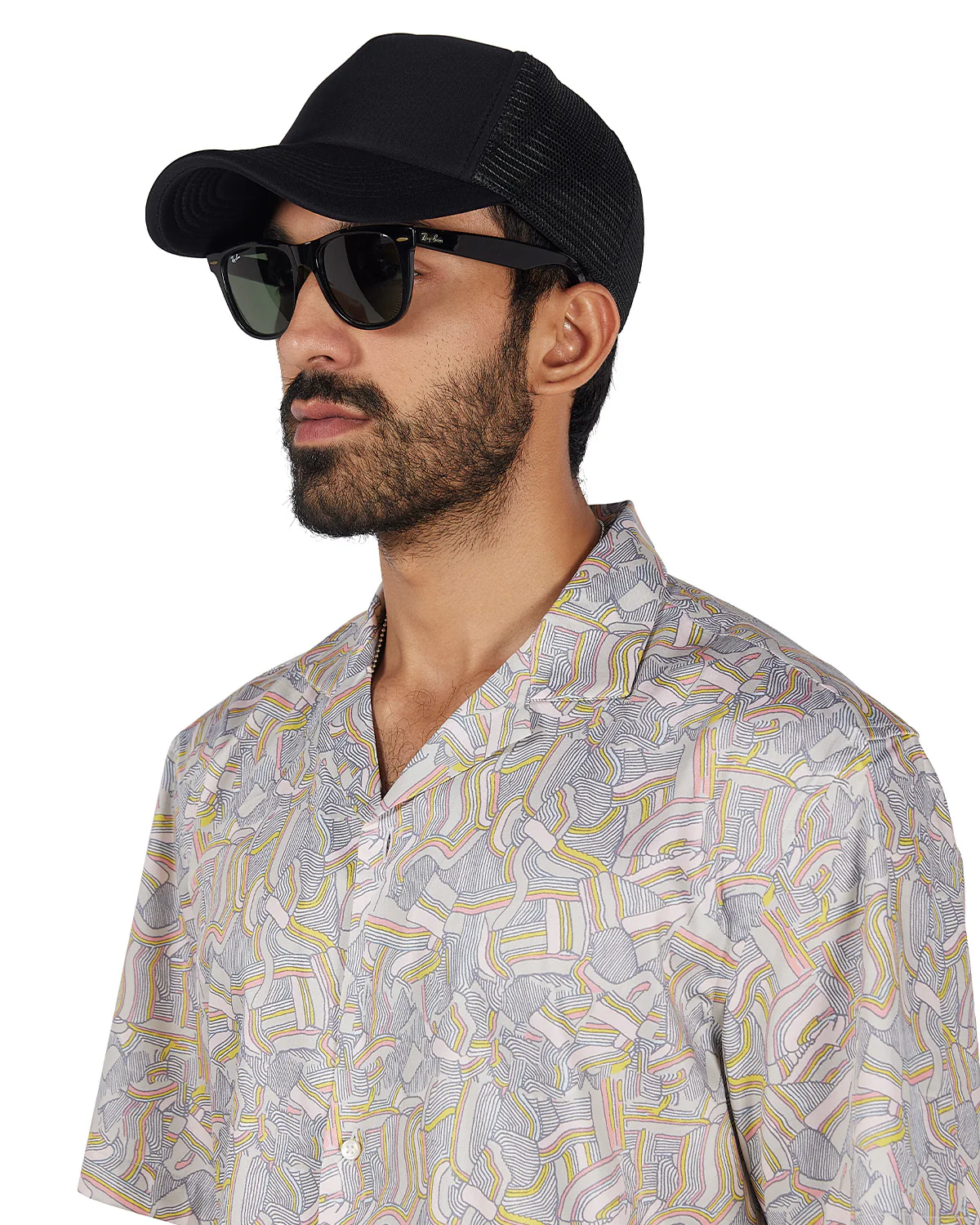 Multicoloured Abstract Printed Shirt - Image 2