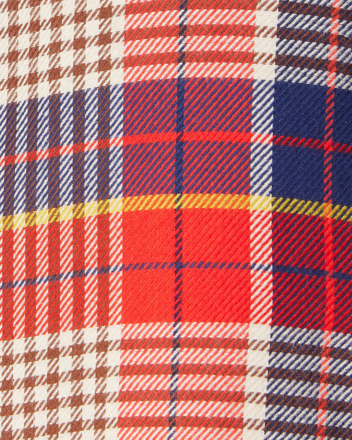 Multicoloured Brushed Twill Checked Shirt - Image 4