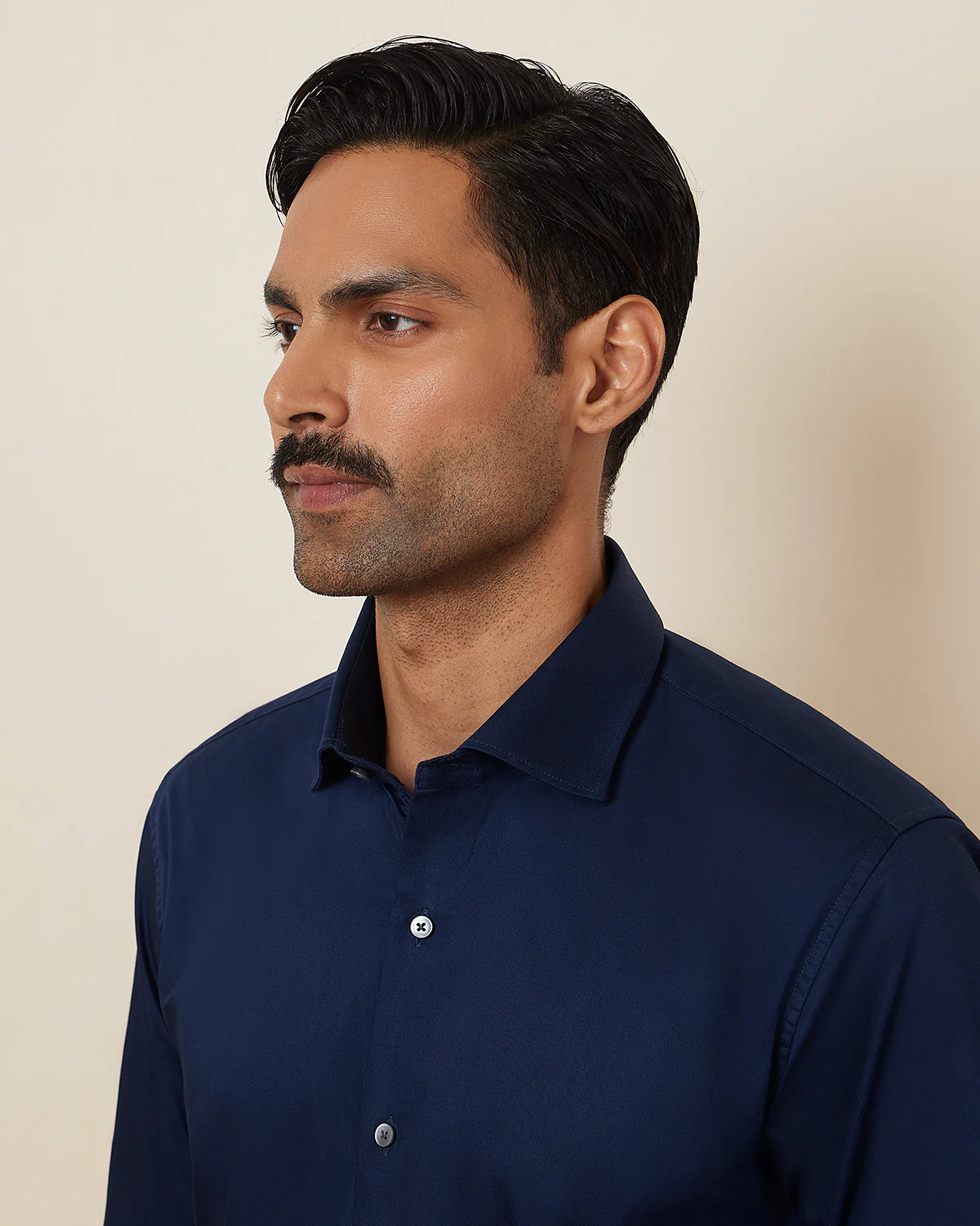 Navy Twill Shirt - Image 2