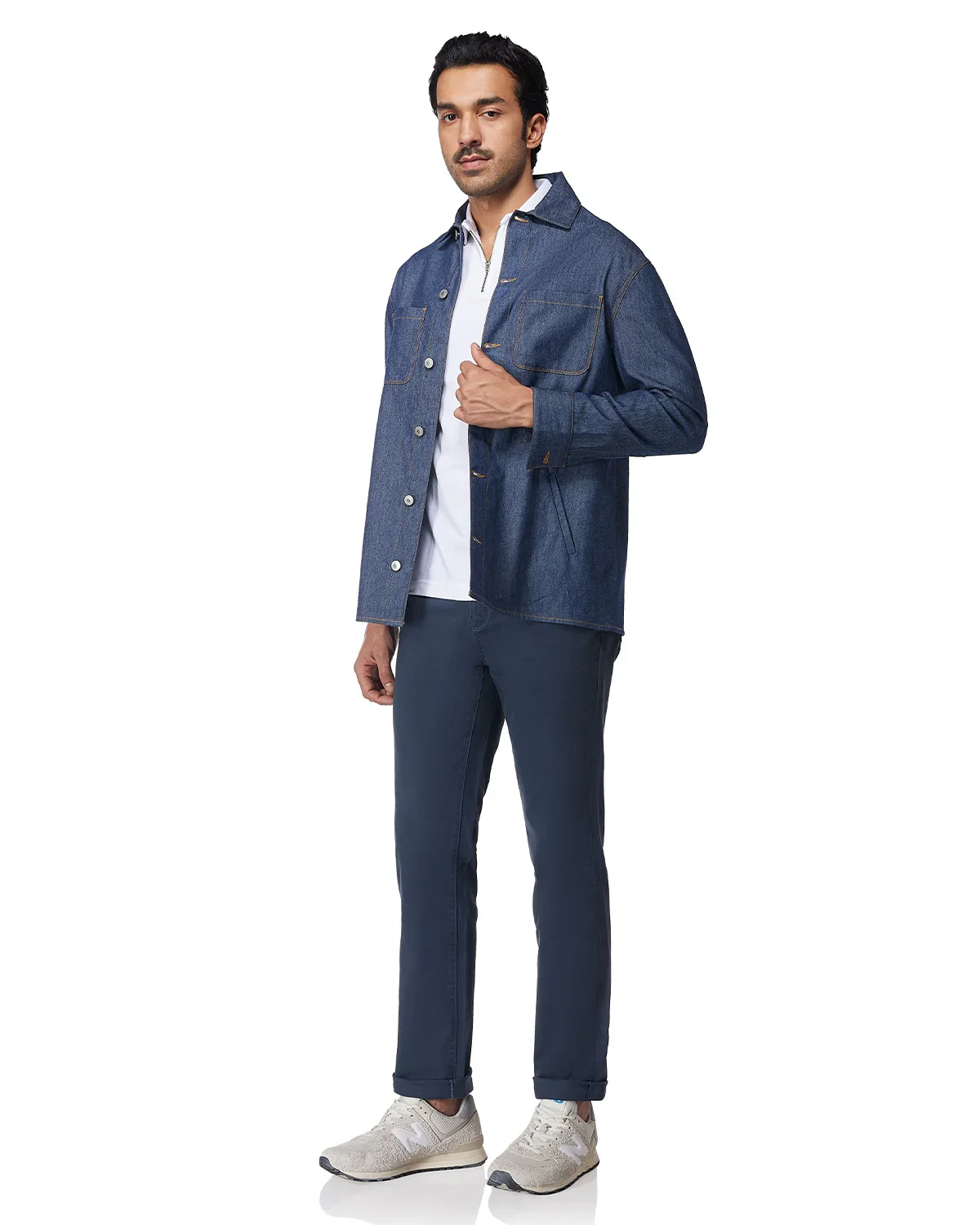 Noble Dobby Stretch Jeans - Grey - Image 2