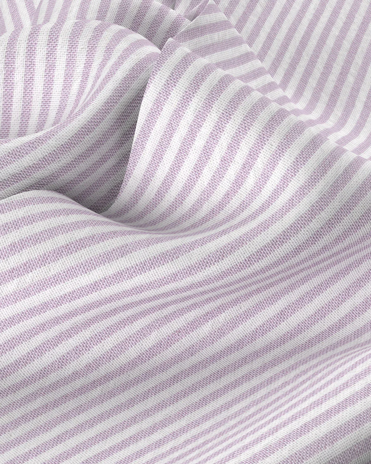 Oxford Striped Shirt - Purple - Image 3