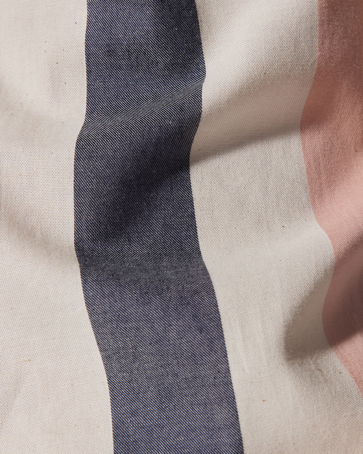Pink & Blue Washed Dobby Striped Shirt - Image 4