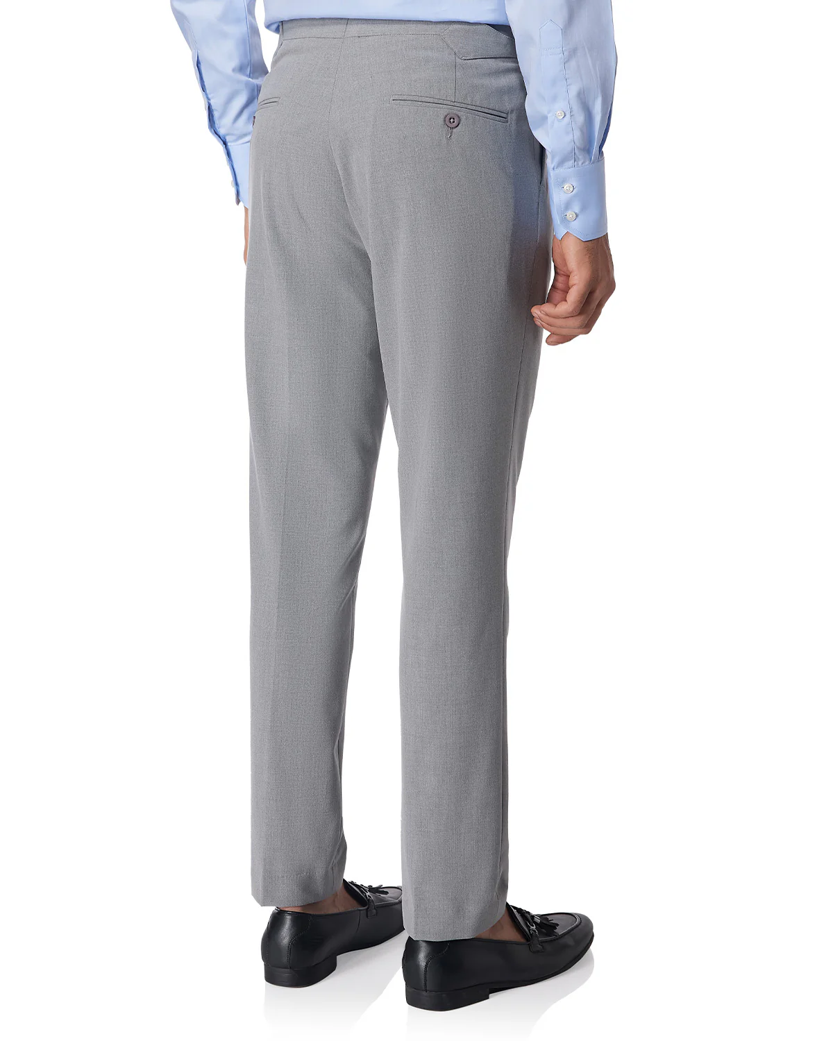 Polaris 4-Way Stretch Neapolitan Dress Pants - Light Grey - Image 4