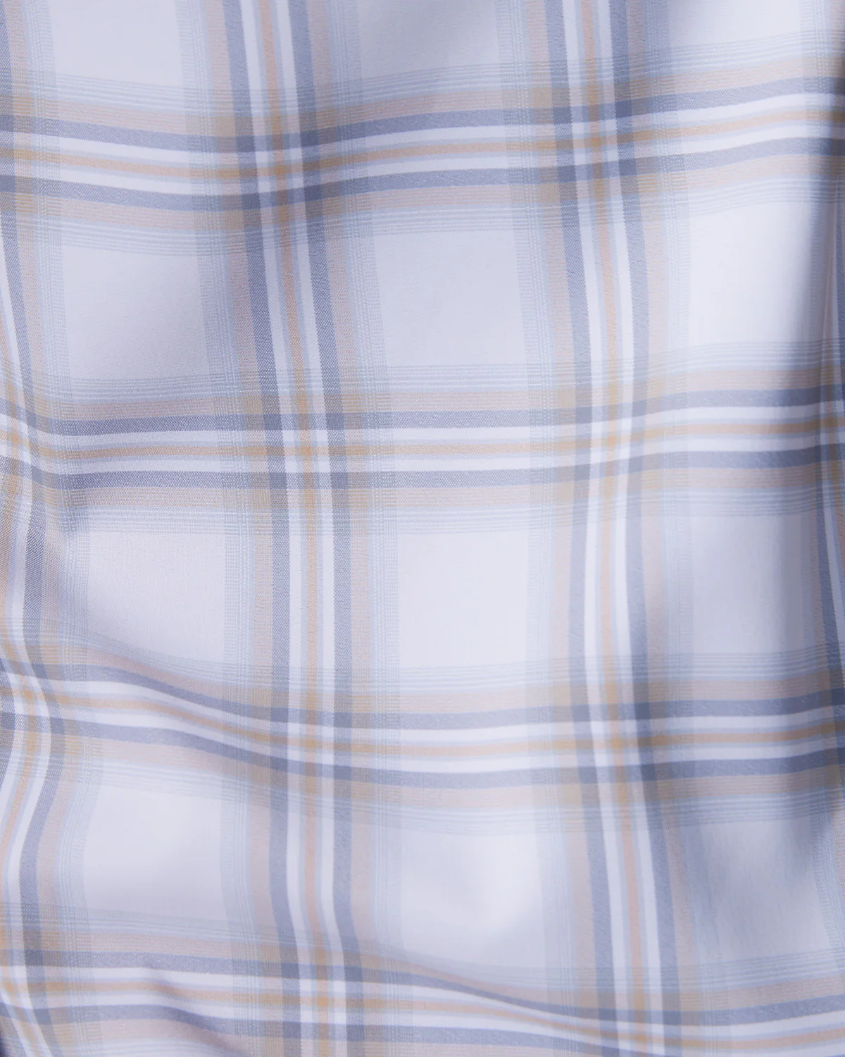 Poplin Checked Shirt - Grey & Beige - Image 5