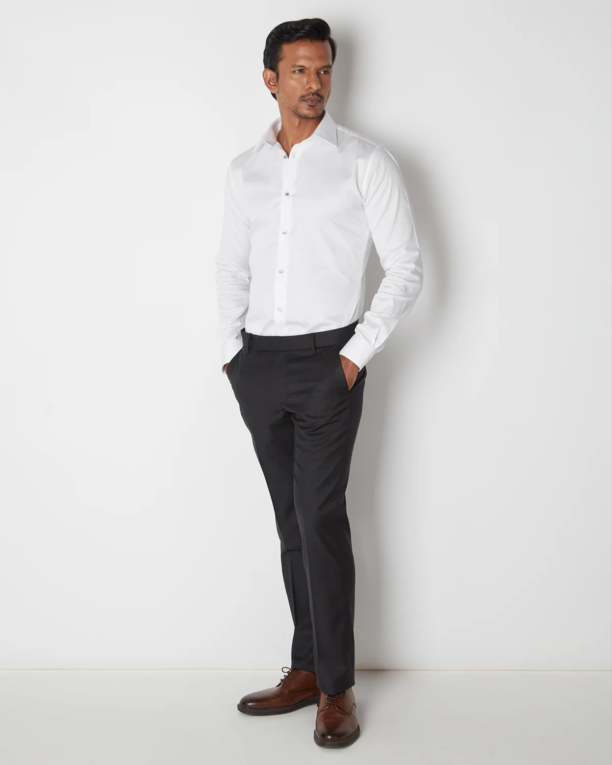 Premier Blended Wool Dress Pants - Black - Image 5