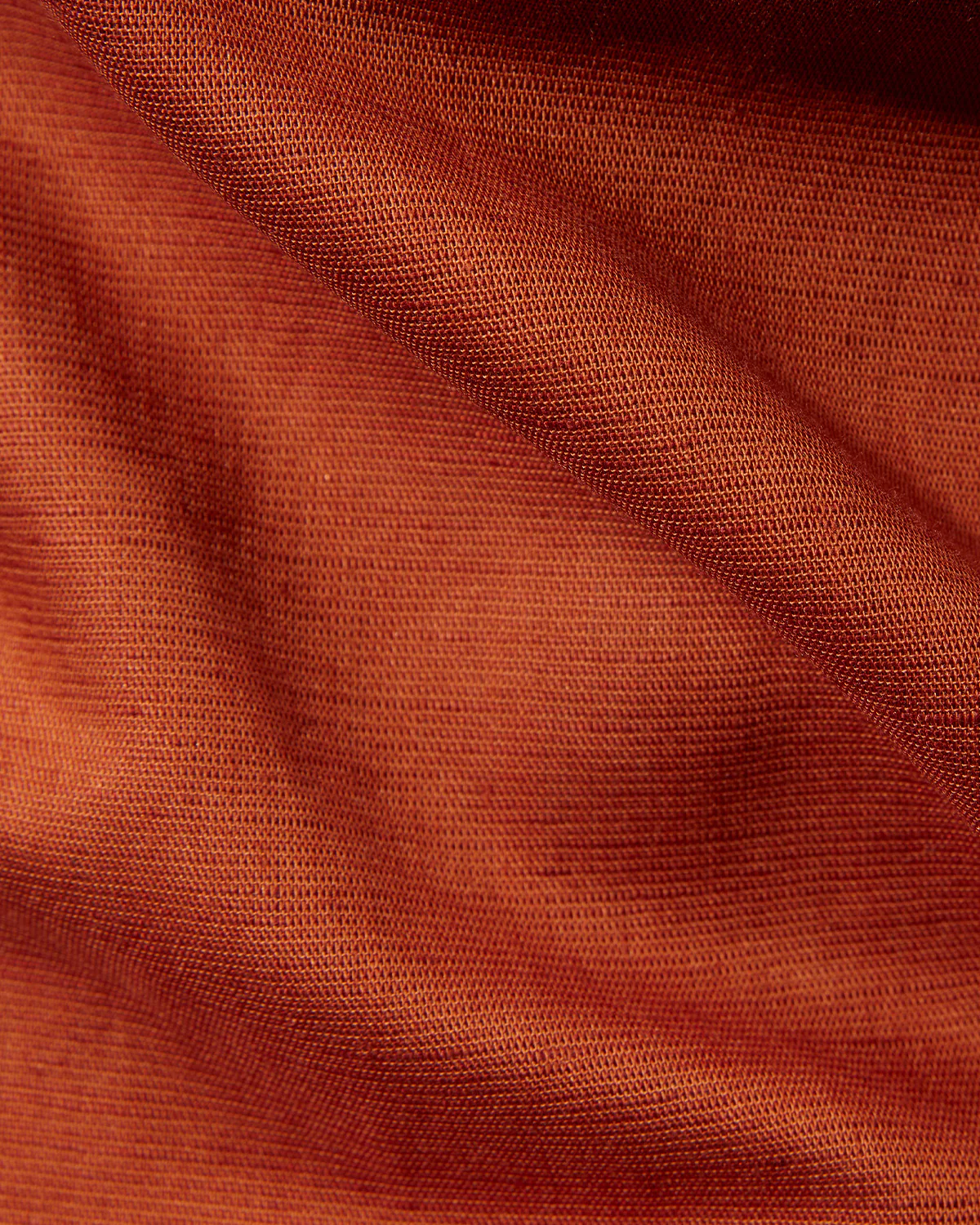 Rustica Cotton Linen Shirt - Rust - Image 6
