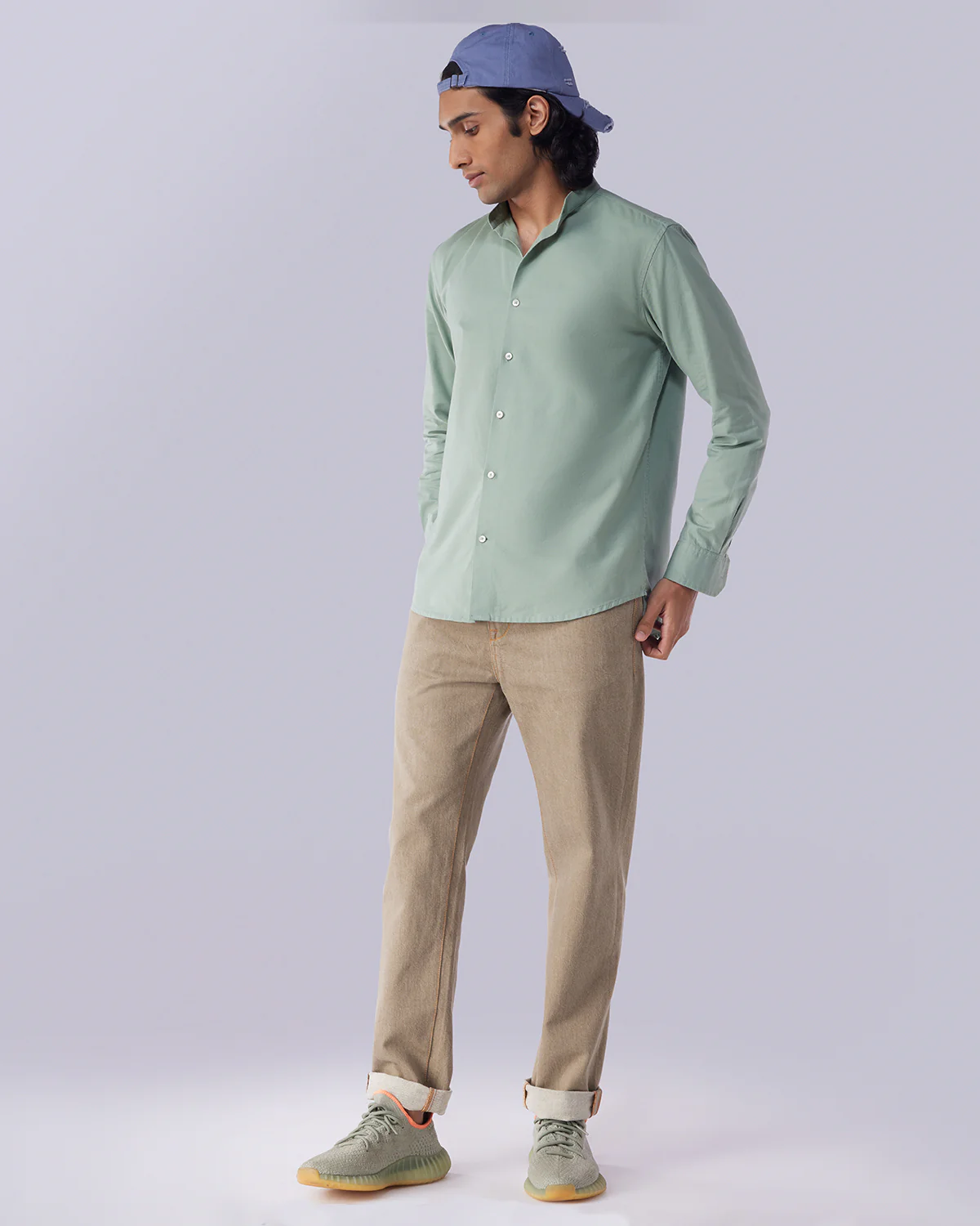 Sage Green Oxford Shirt - Image 3