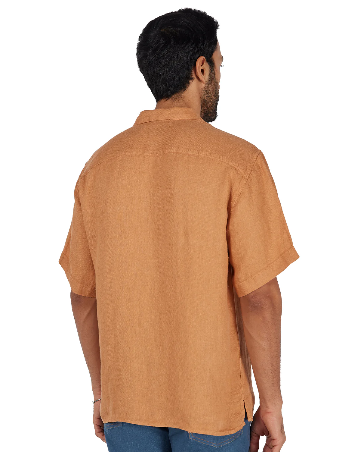 Sand Washed 100% Linen Twill Shirt - Image 5