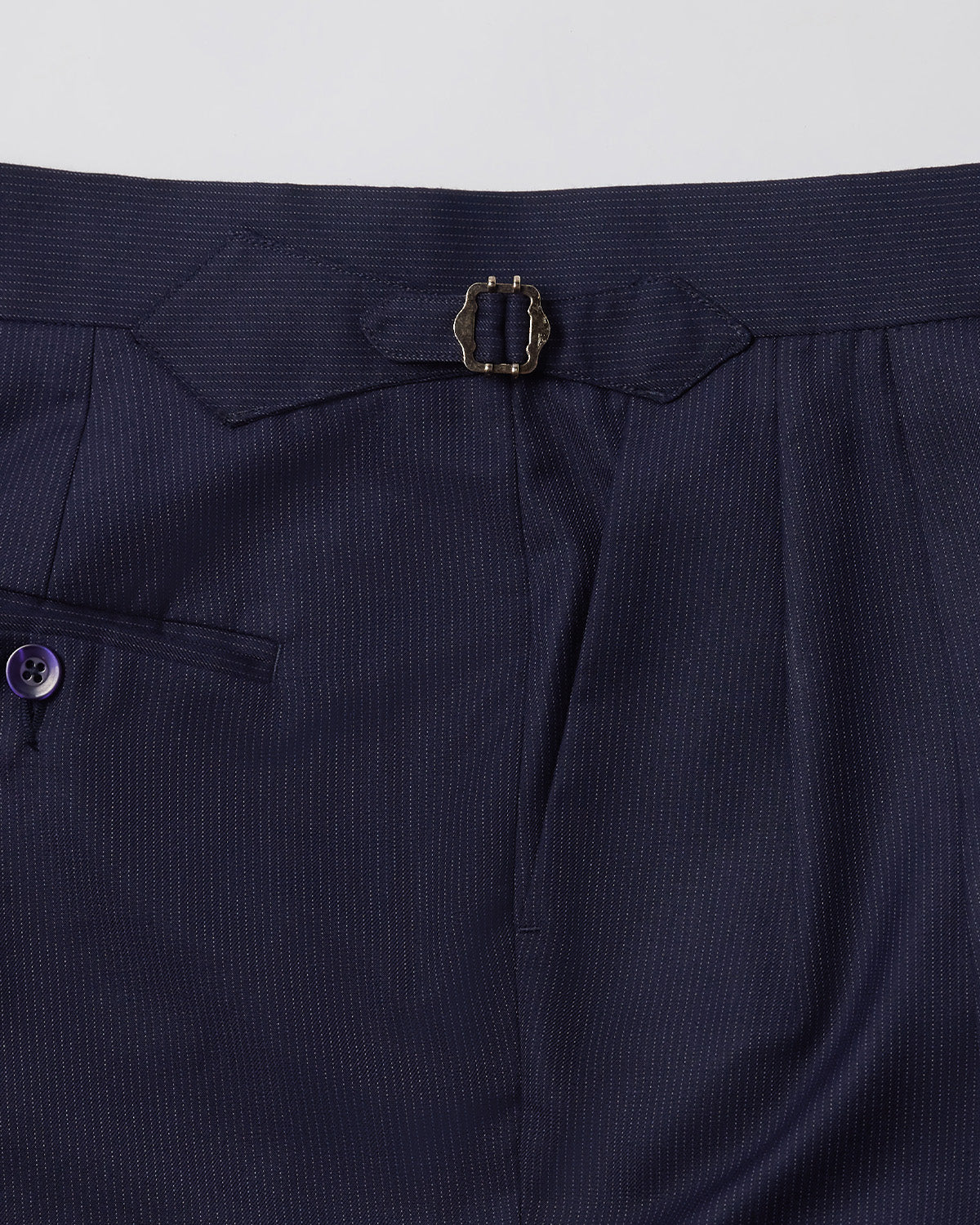Sentinel Striped Neapolitan Dress Pants - Navy - Image 4
