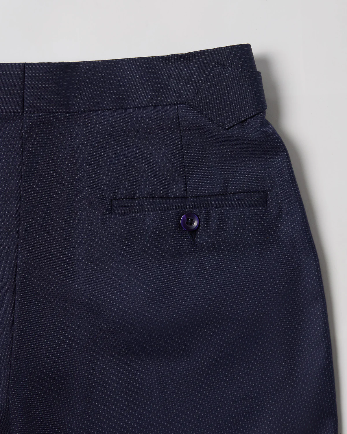 Sentinel Striped Neapolitan Dress Pants - Navy - Image 5