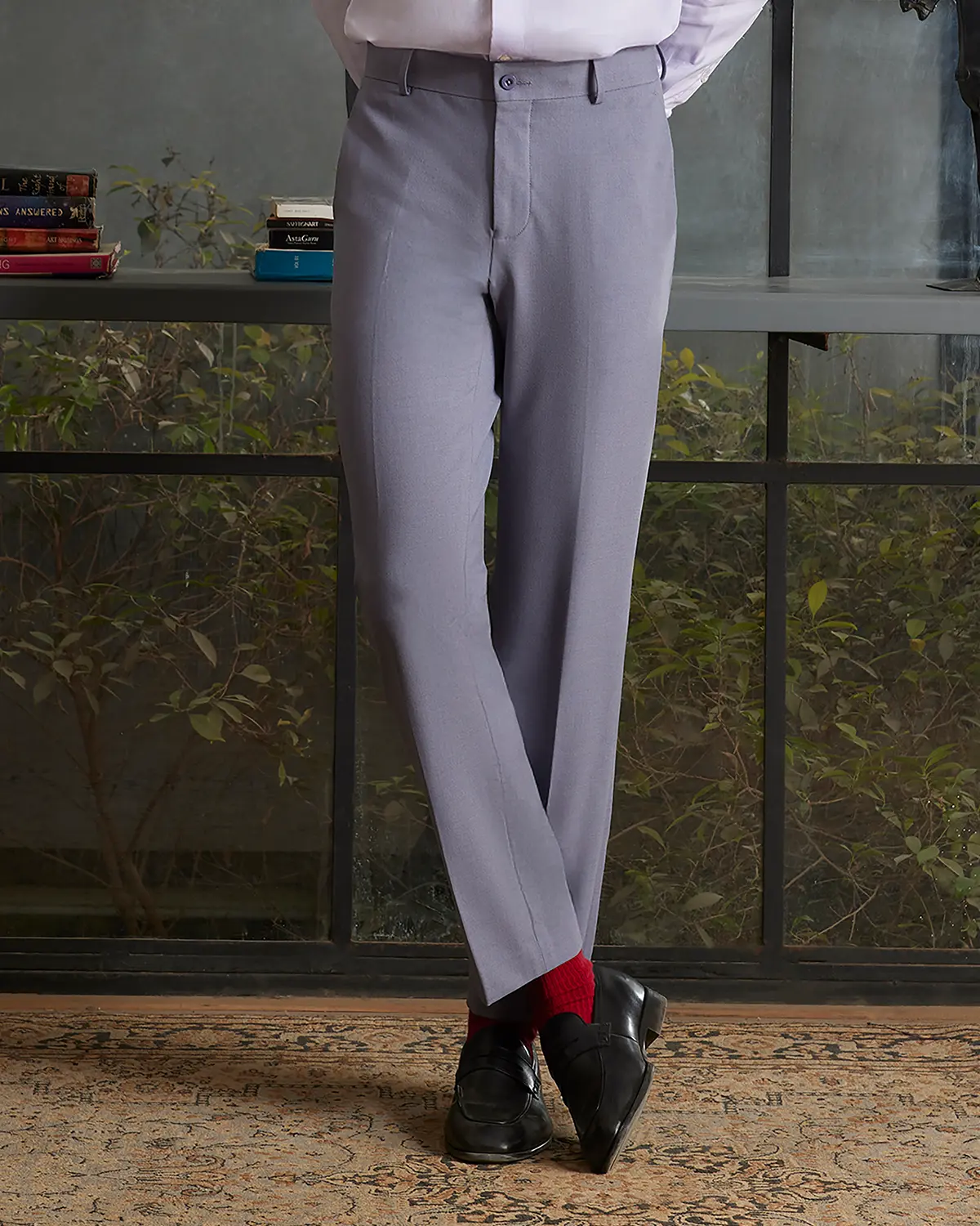 Serenor 4-way Stretch Dress Pants - Blue