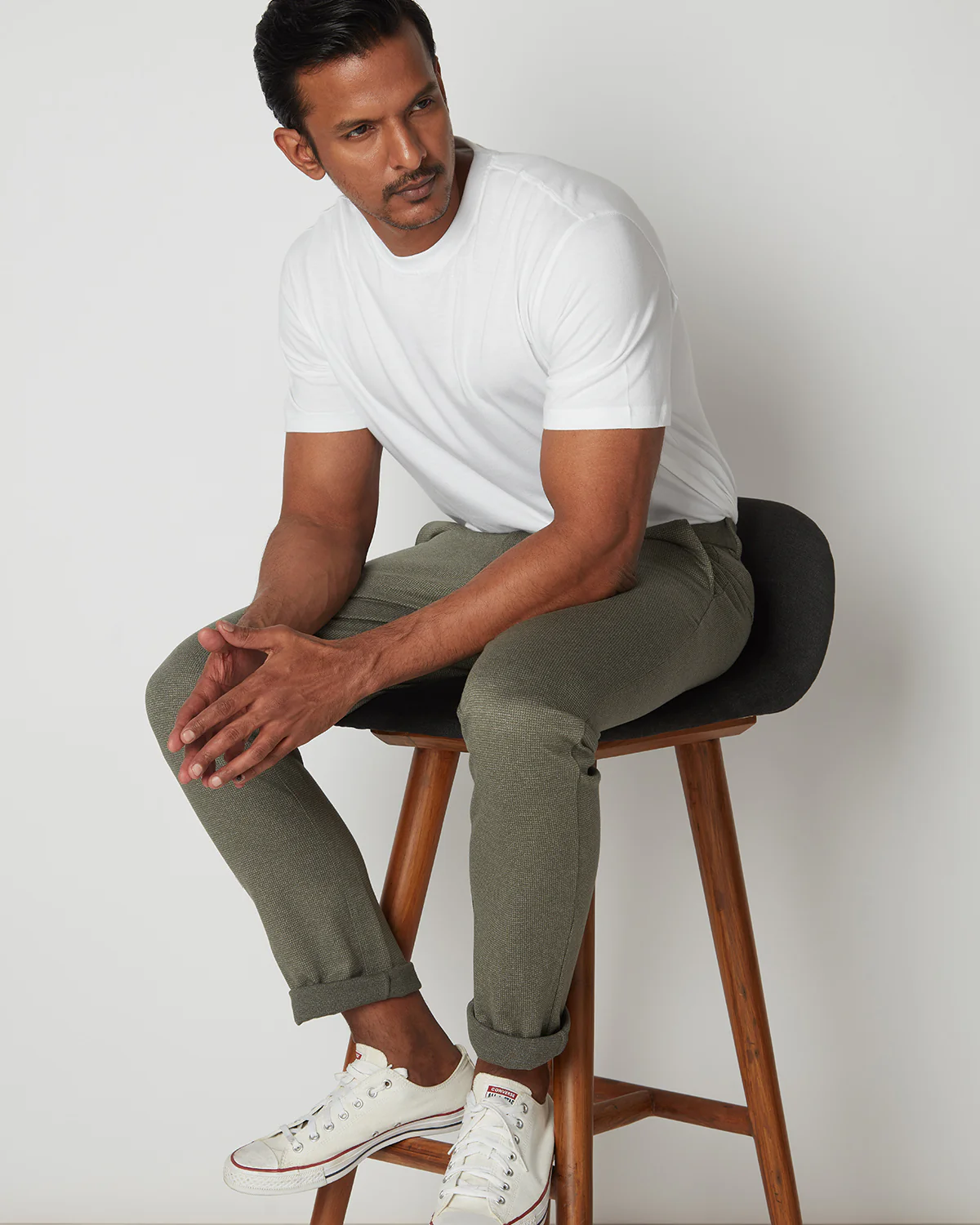 Shift 4-Way Stretch Smart Pants - Olive - Image 4