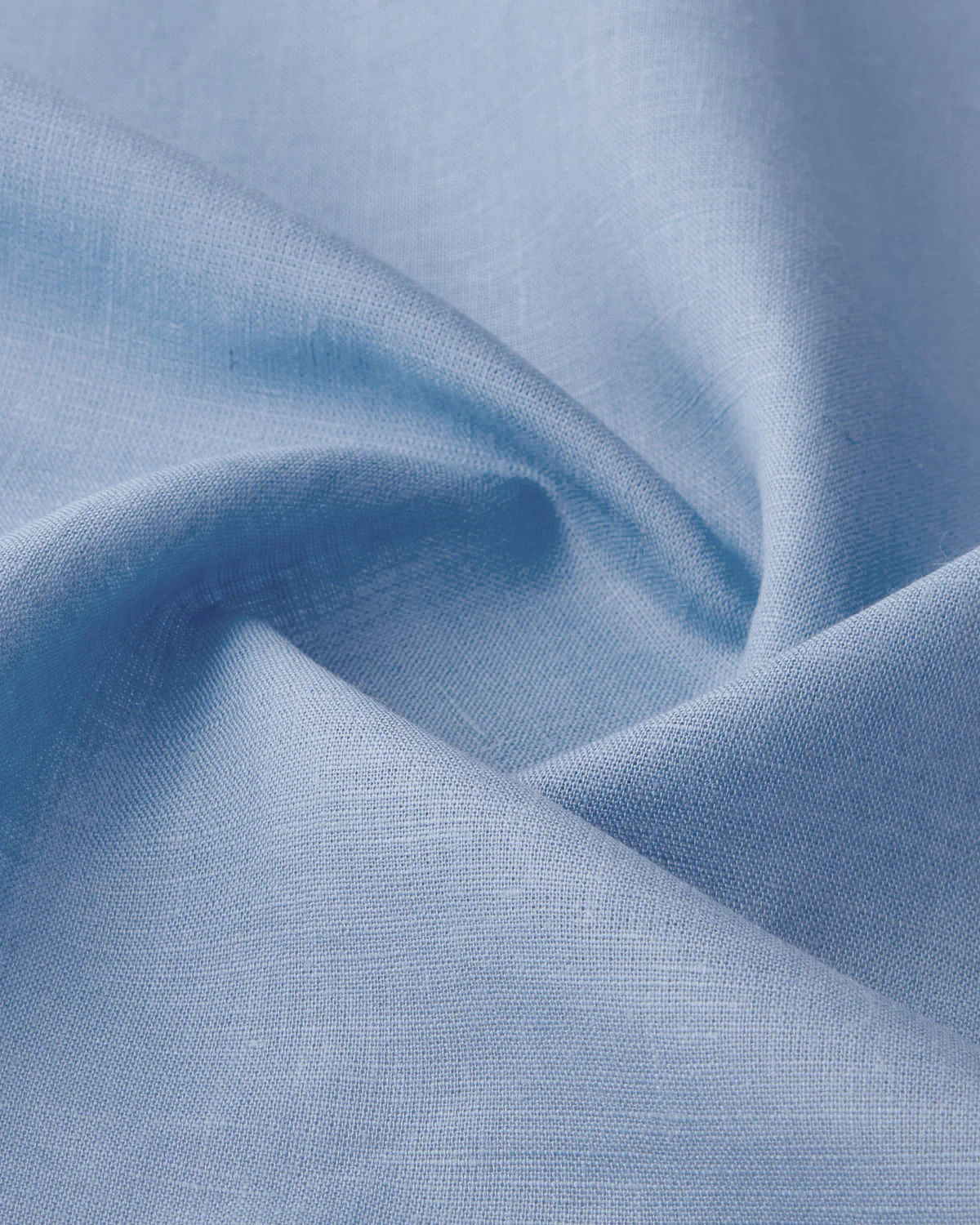 Soft Washed Linen Shirt - Blue - Image 4