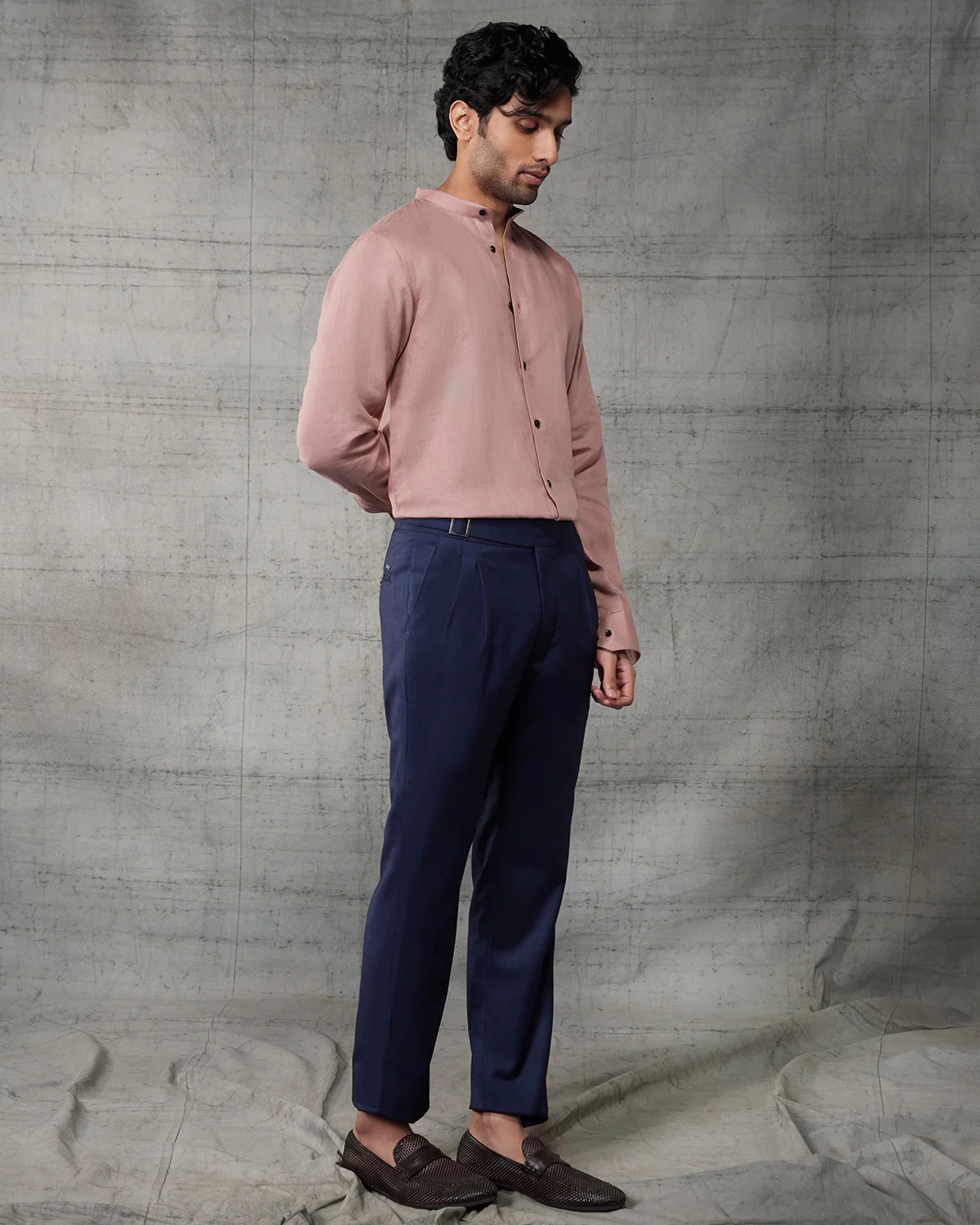 Soft Washed Linen Shirt - Brick - Image 3