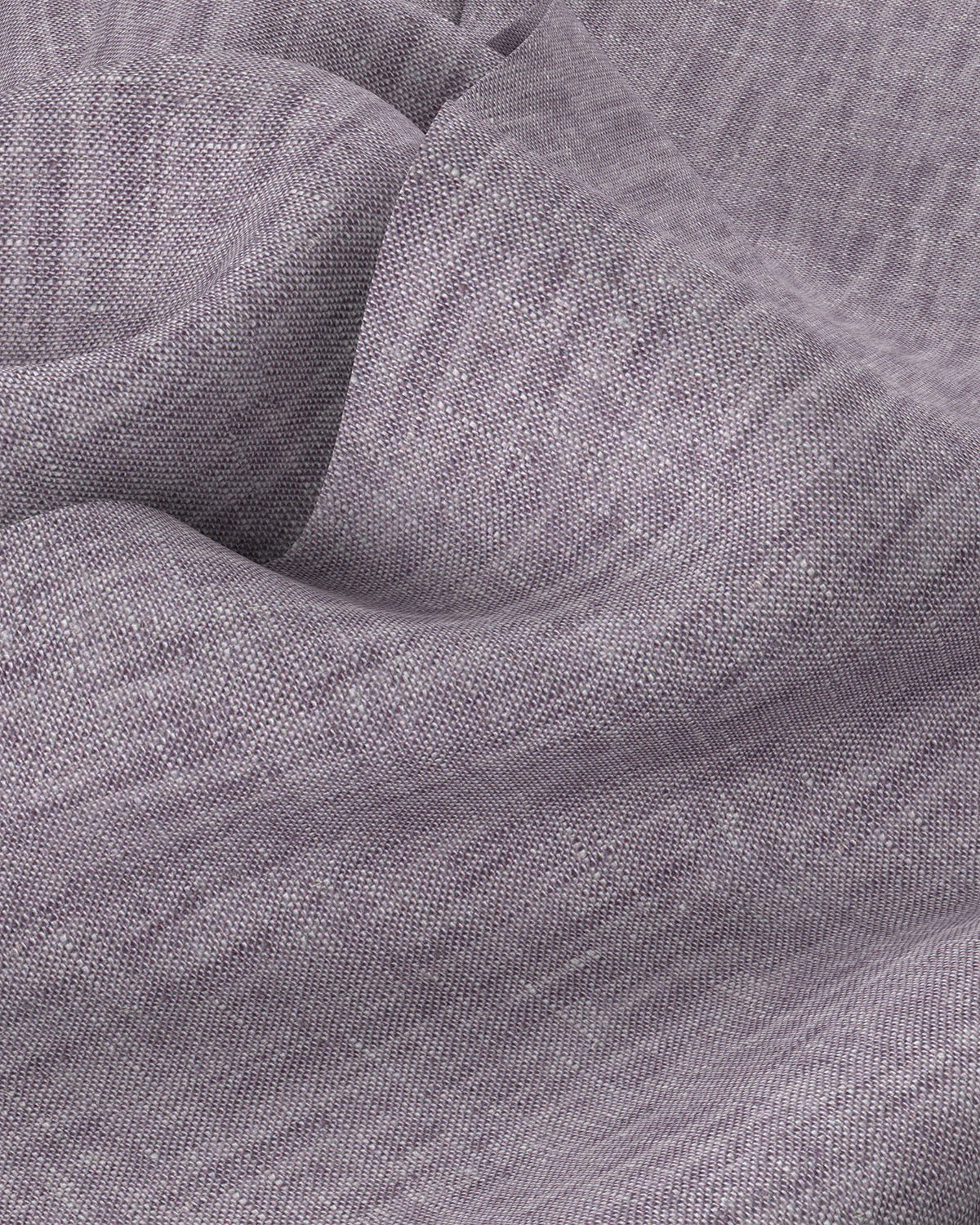Soft Washed Linen Shirt - Deep Purple - Image 3