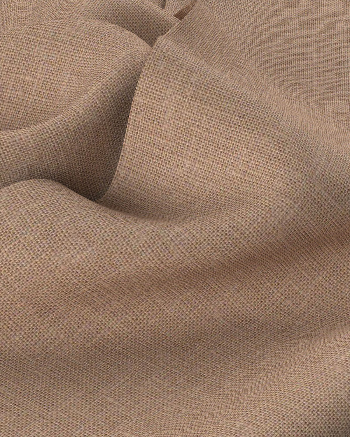 Soft Washed Linen Shirt - Khaki - Image 3