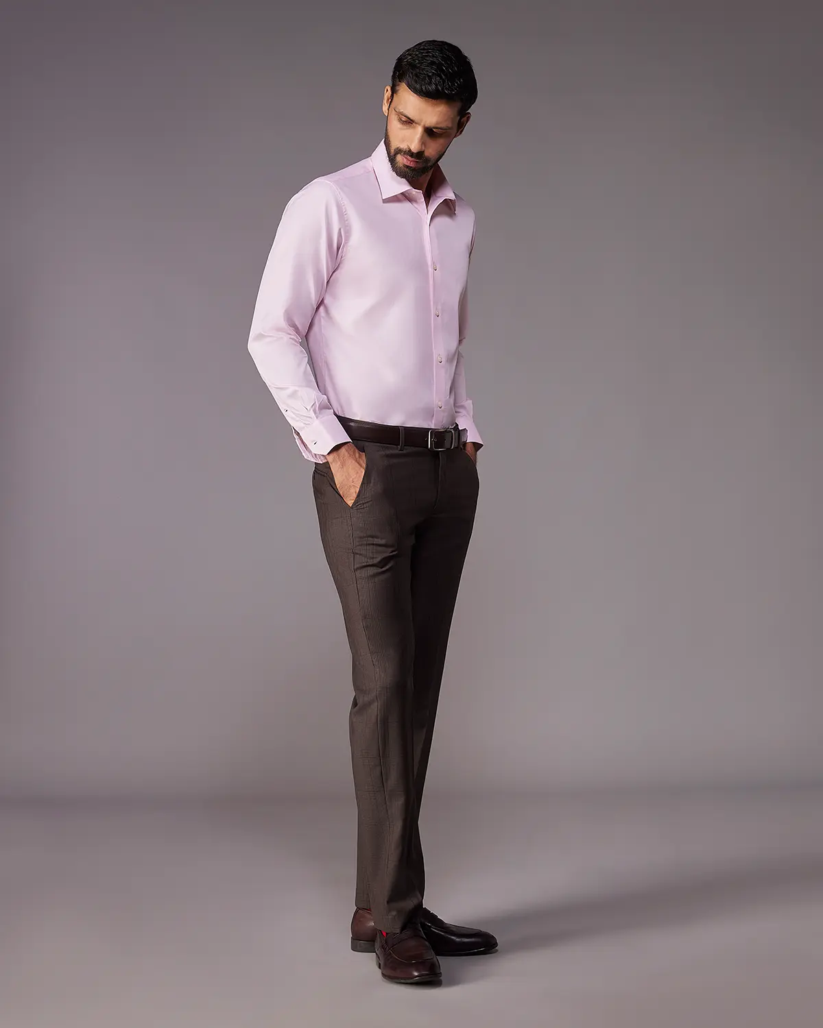 Soktas Pink Twill Shirt - Image 5