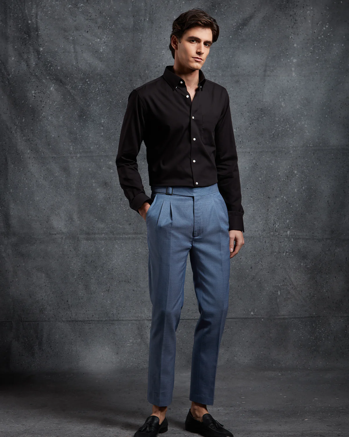 Soktas Striped Shirt - Black - Image 3