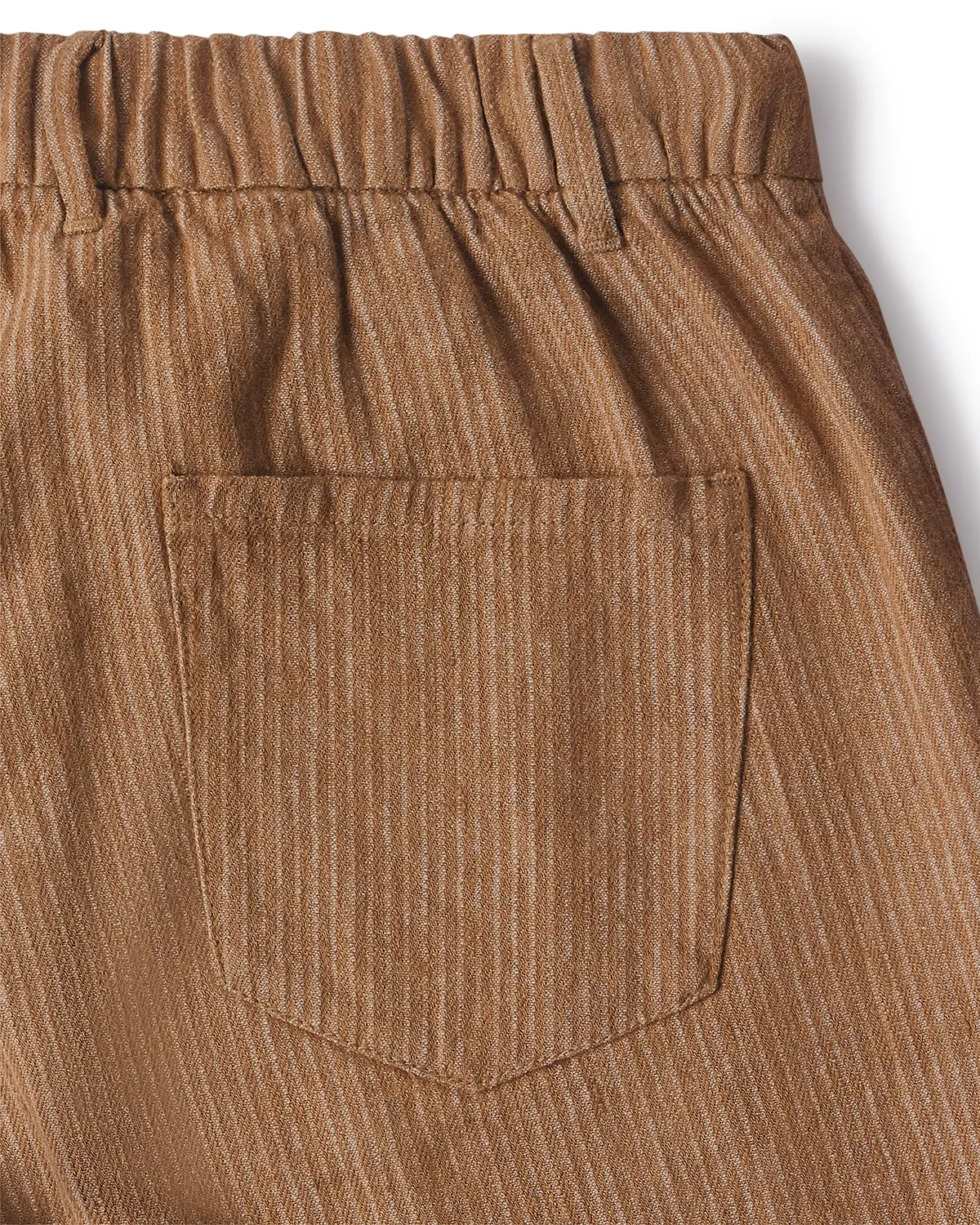 Solan Washed Striped Lounge Pants - Khaki - Image 5