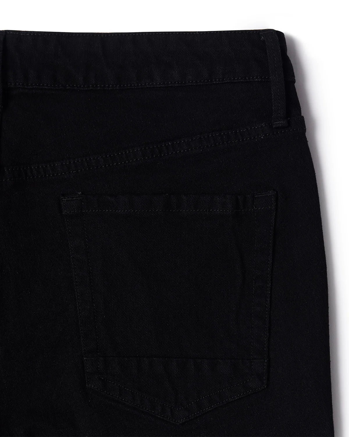 Speckled Twill Stretch Jeans - Black - Image 8