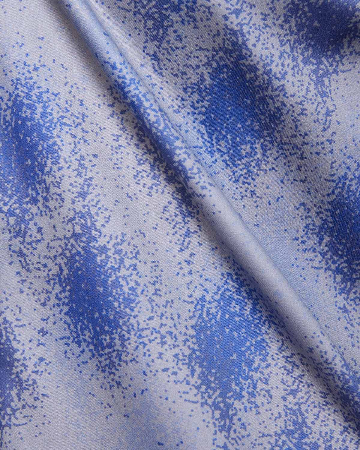 Splatter Printed Shirt - Grey & Blue - Image 4