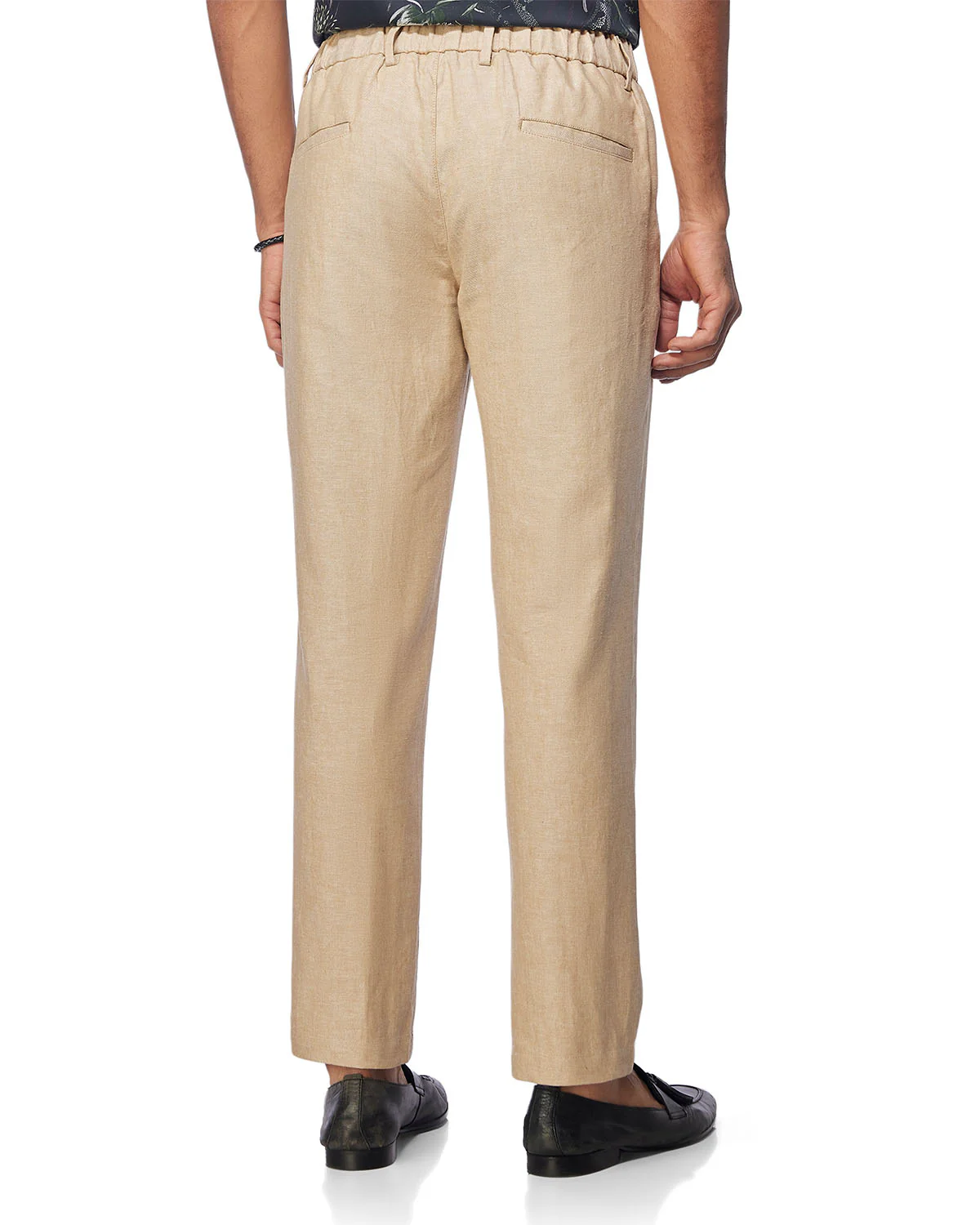 Summerscape Cotton Linen Pants  - Beige - Image 3