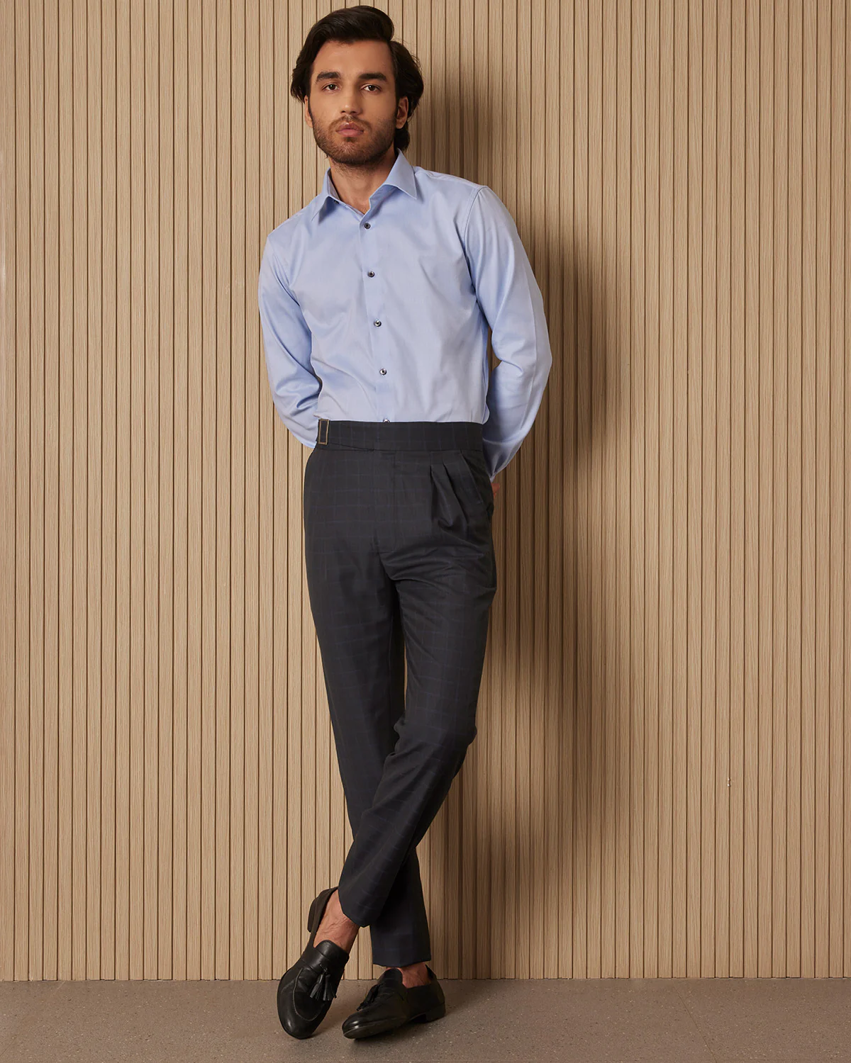 Supremo Blended Wool Neapolitan Dress Pants - Image 2