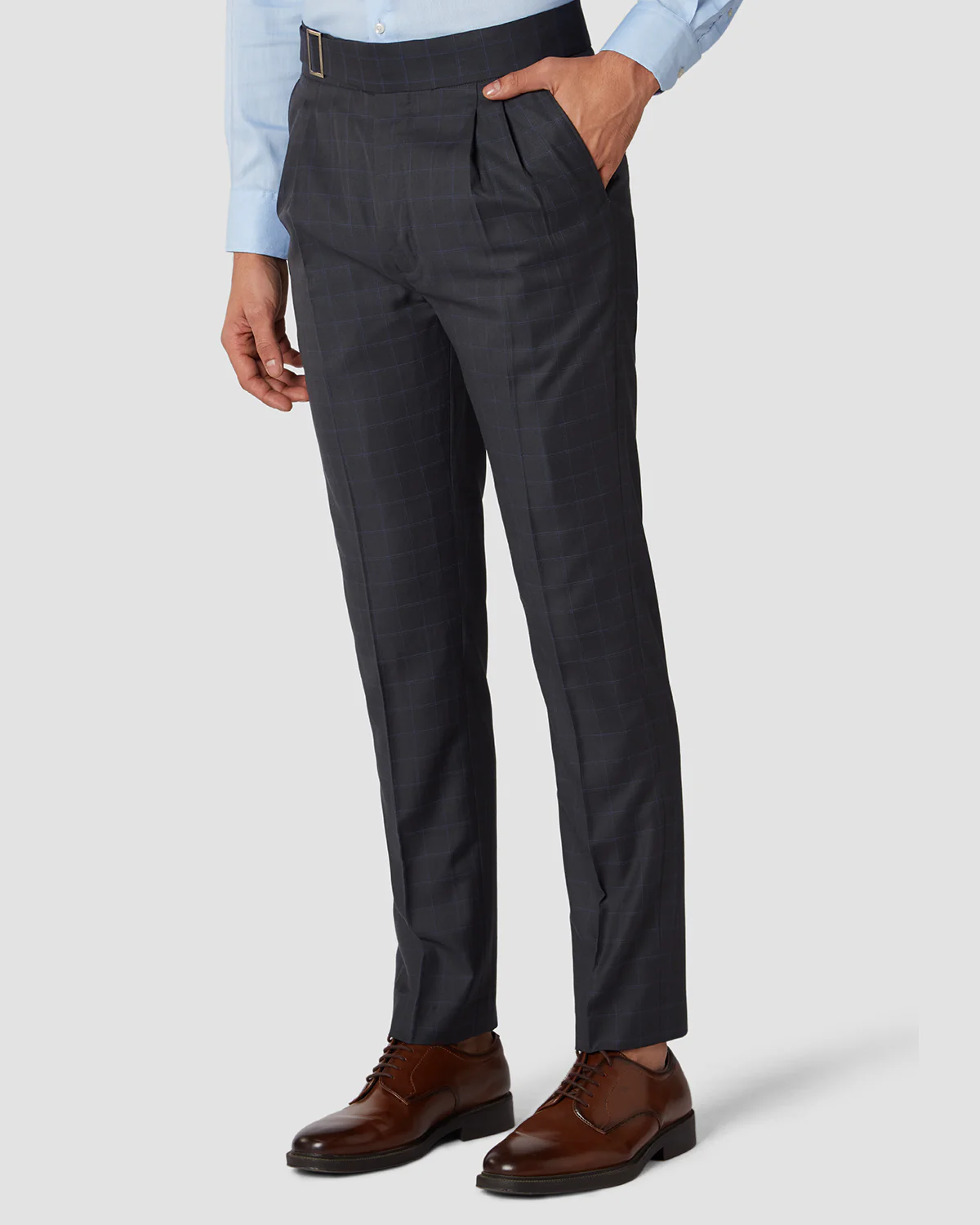 Supremo Blended Wool Neapolitan Dress Pants - Image 3