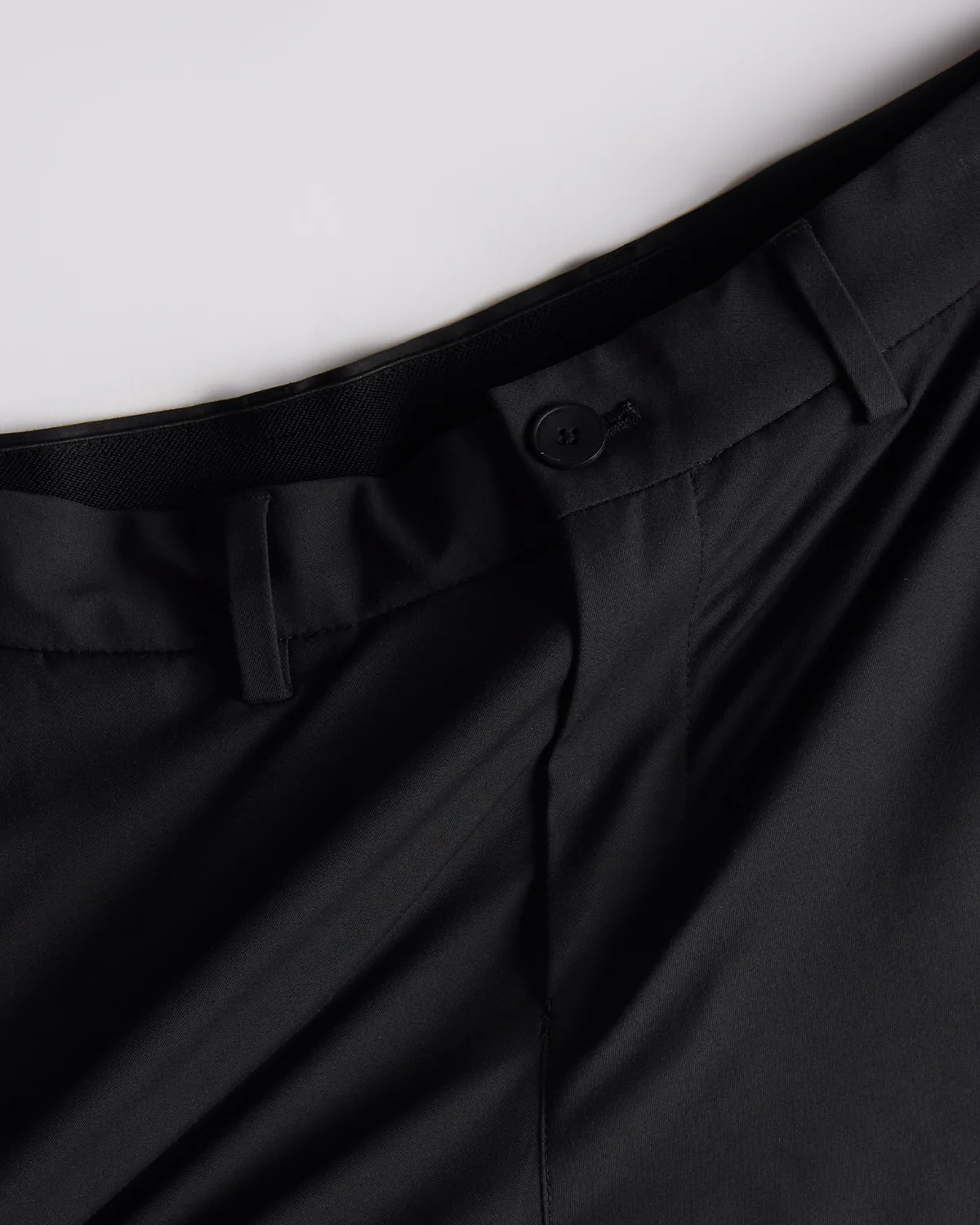 Tailored 4-Way Stretch Twill Smart Pants - Black - Image 4