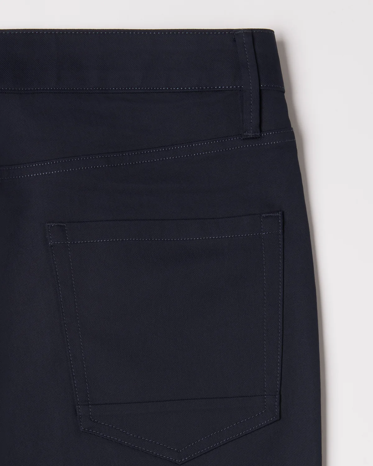 Tailored 5-Pocket Stretch Jeans - Navy - Image 6