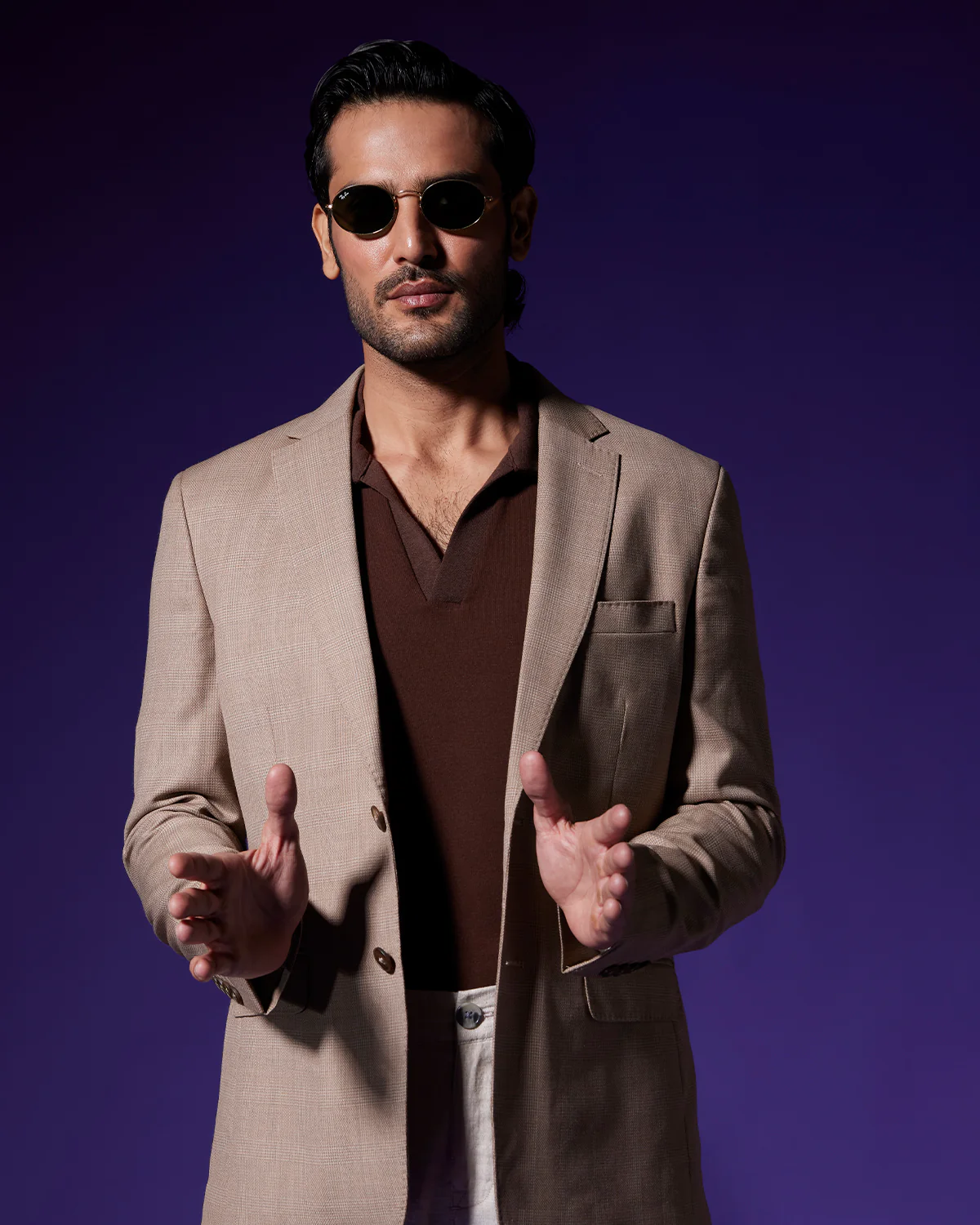 The Canyon Blended Wool Blazer - Khaki - Image 6