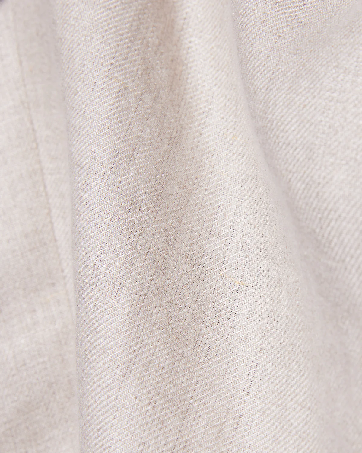 The Cedarwood Double Breasted Linen Blazer - Beige - Image 6