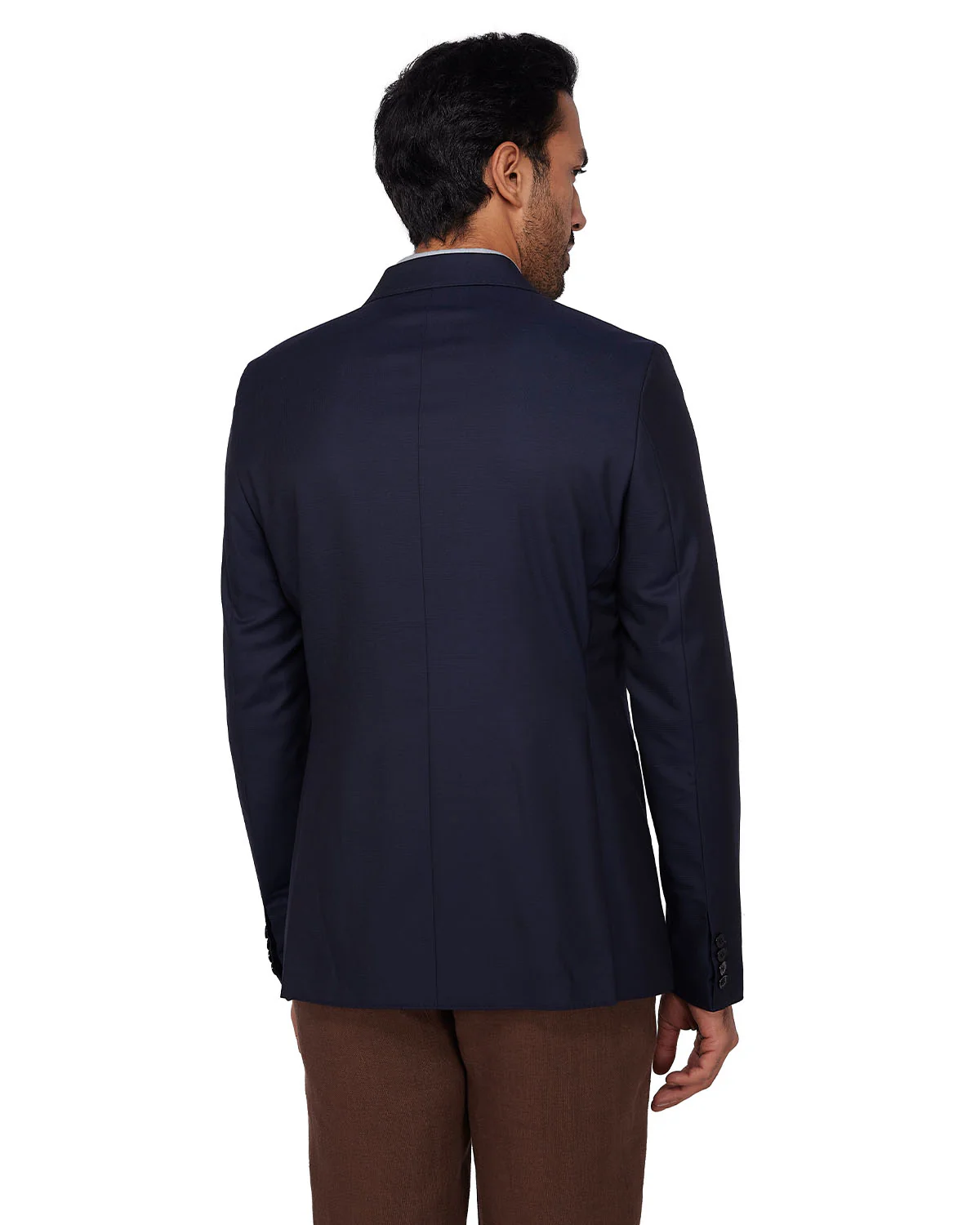 The Dewpoint Checked Blazer - Navy - Image 4