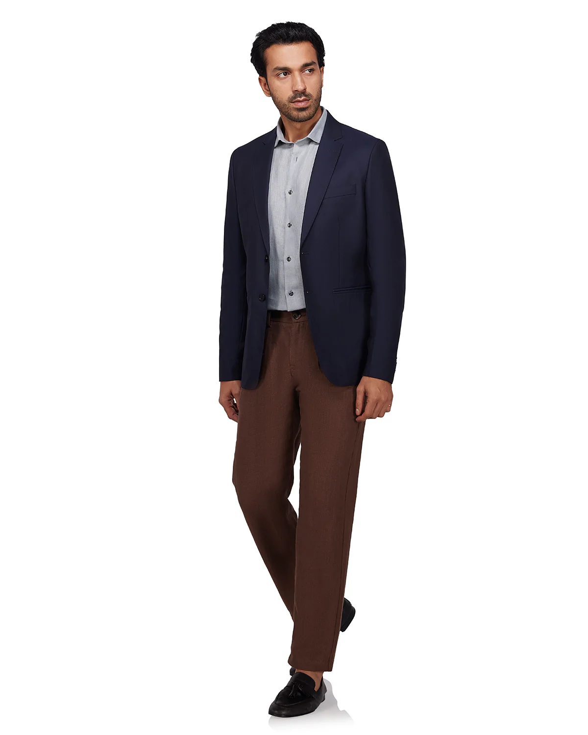 The Dewpoint Checked Blazer - Navy - Image 5