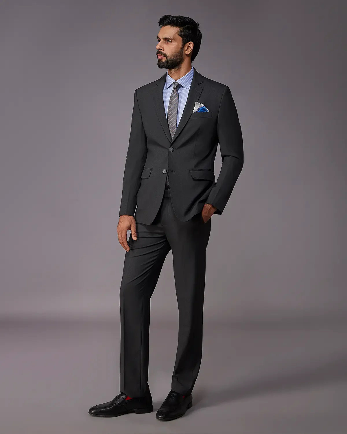 The Flux 4-Way Stretch Blazer - Grey - Image 3