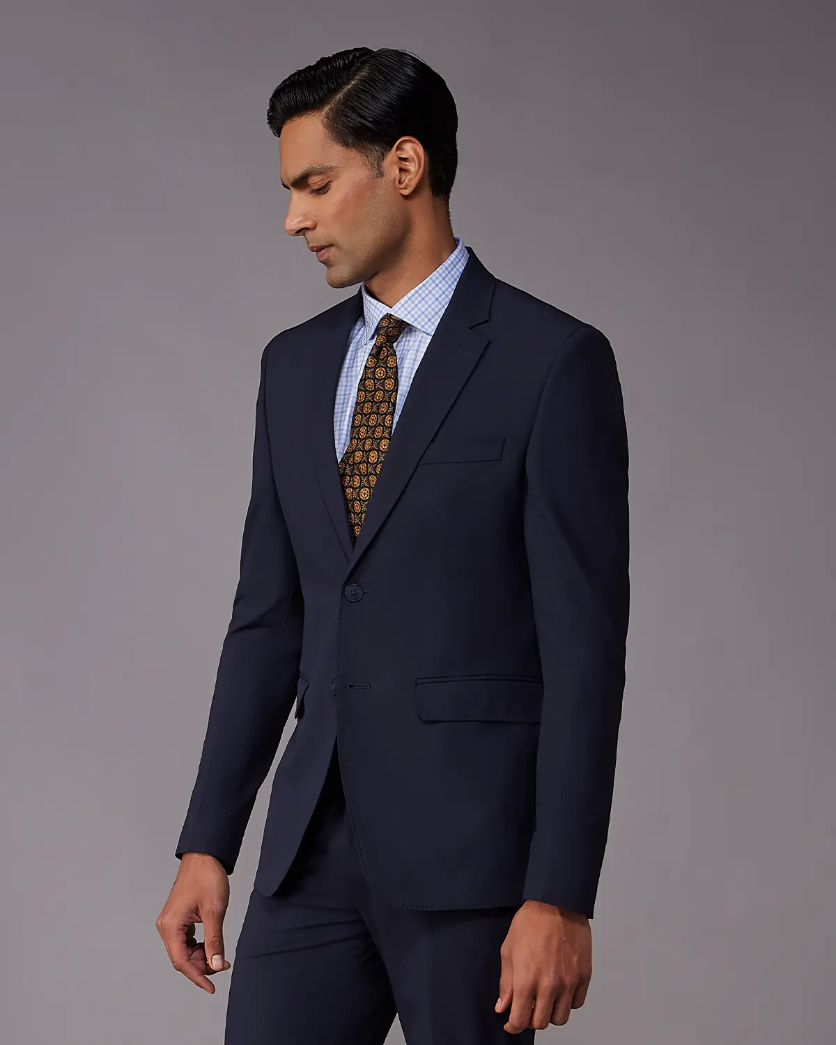 The Flux 4-Way Stretch Suit - Navy - Image 2