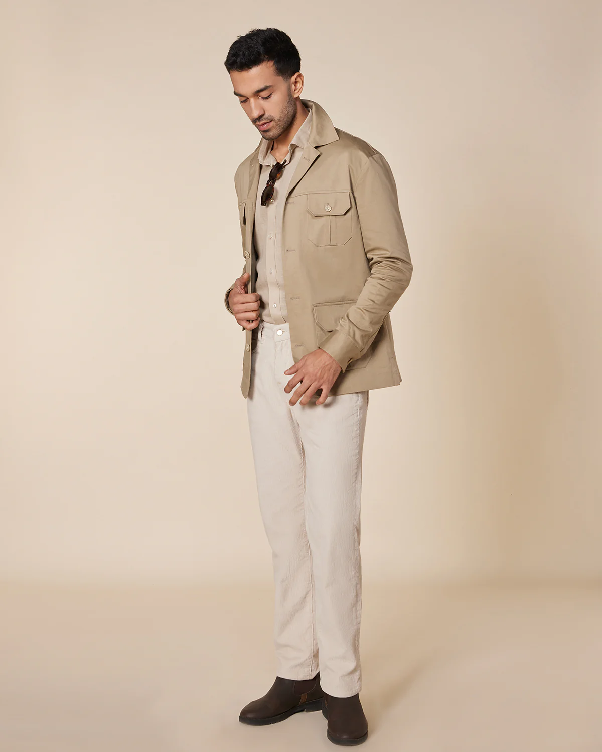 The Polo Jacket - Beige - Image 2