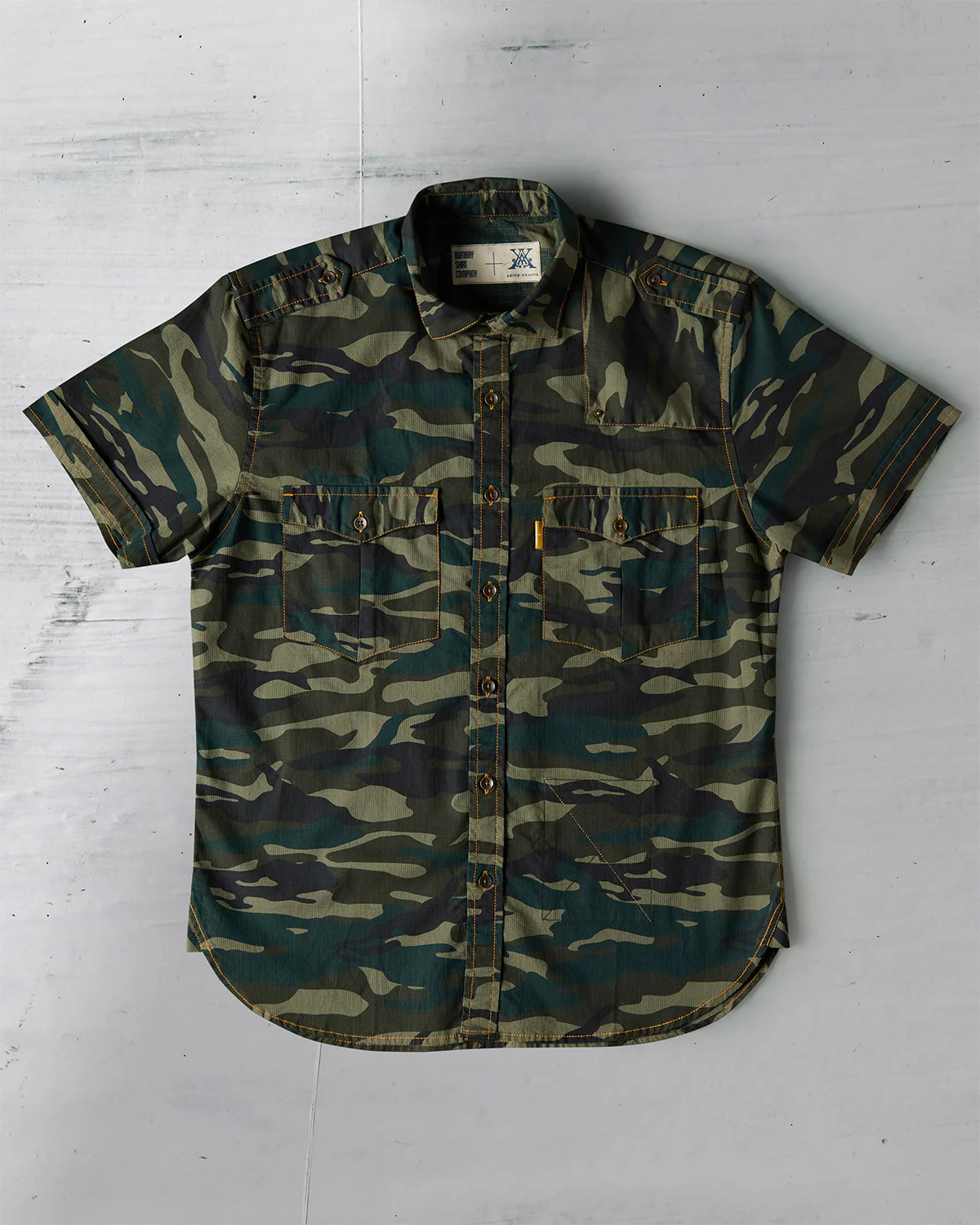 The Safari Bush Half Sleeve Shirt - Green - Image 2