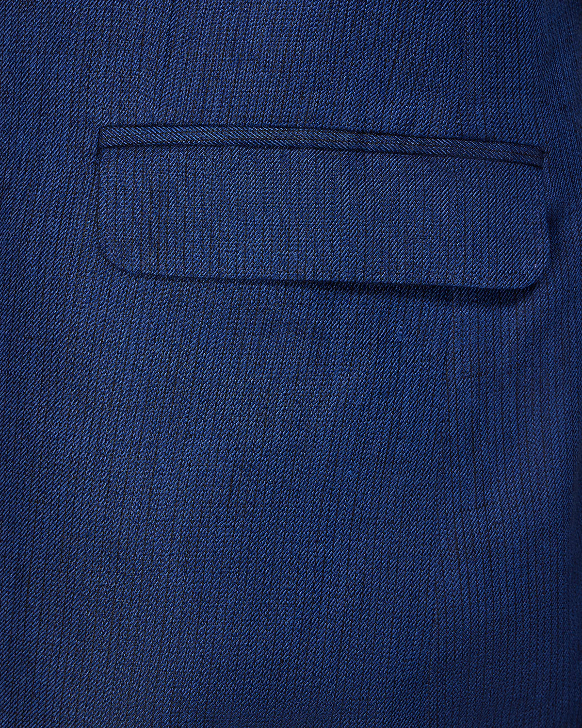 The Whitby Striped Linen Blazer - Navy - Image 5