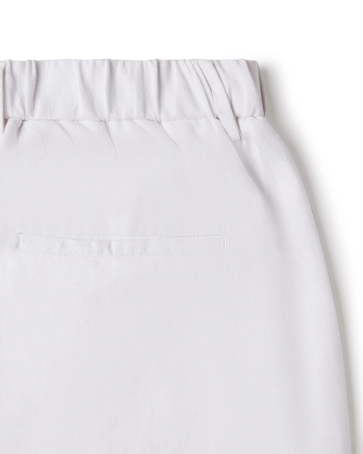Tropicscape Cotton Linen Pants - White - Image 7