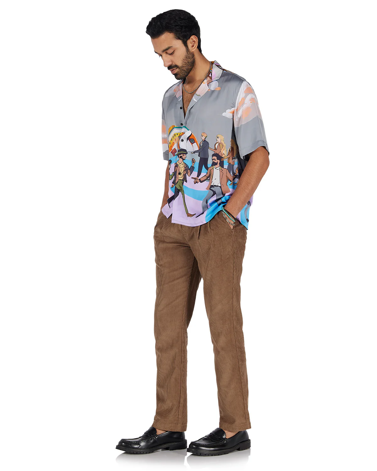 Vegan Silk Shirt - Crete - Image 4