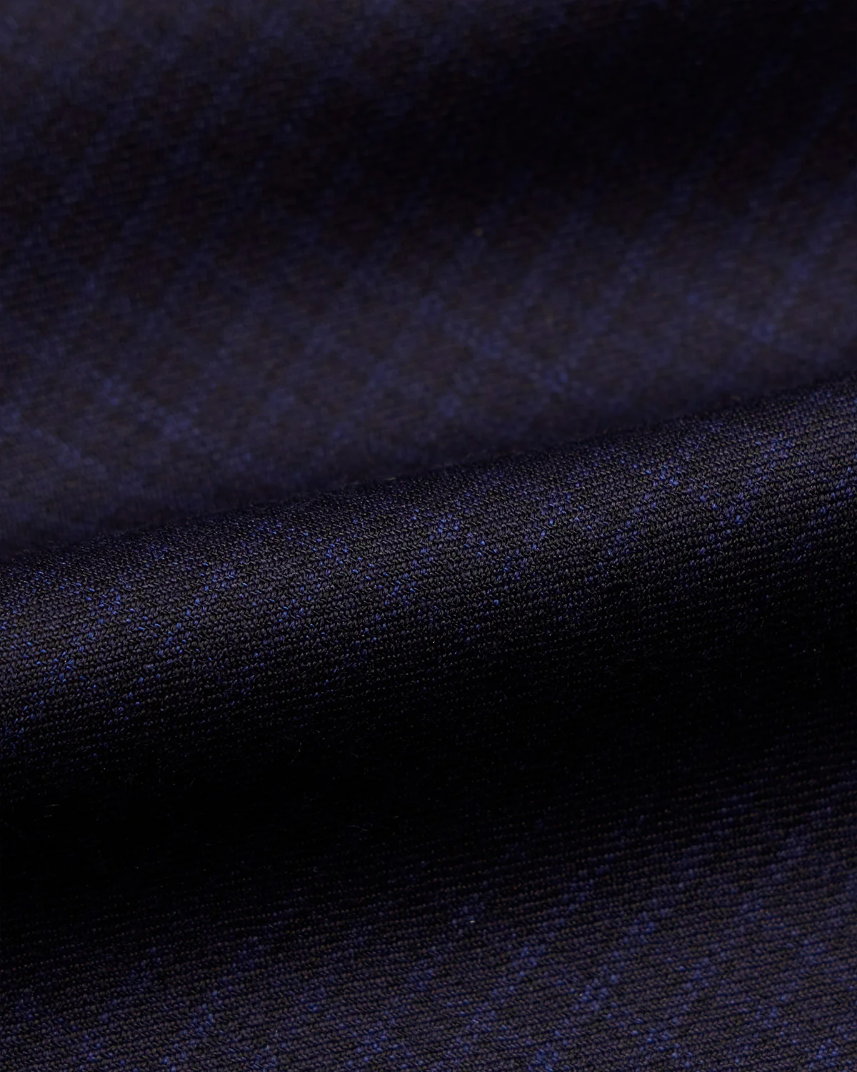 Veritas Merino Wool Micro Checked Dress Pants - Blue & Black - Image 7
