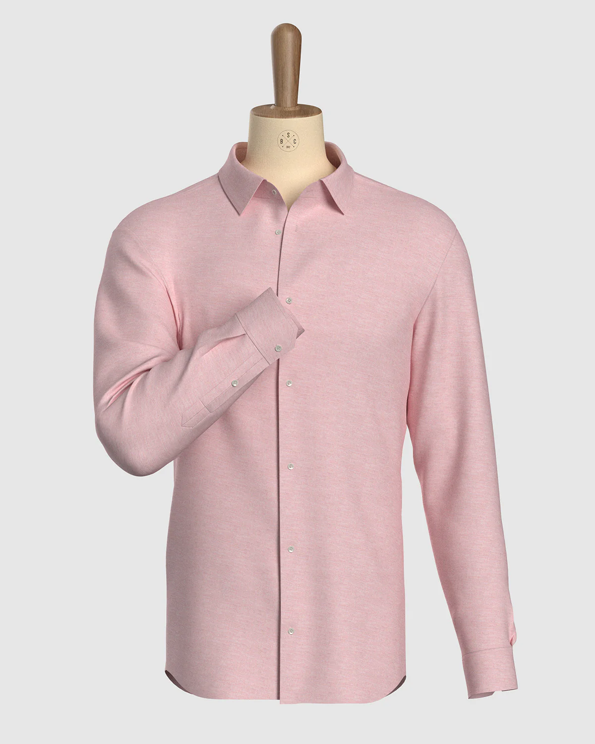 Veritas Slubby Twill Shirt - Peach - Image 2