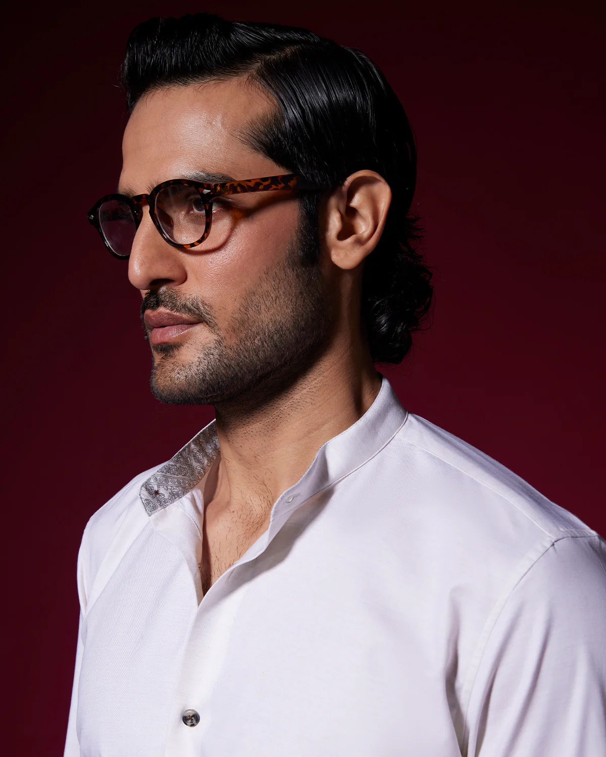 Veritas Slubby Twill Shirt - White - Image 2