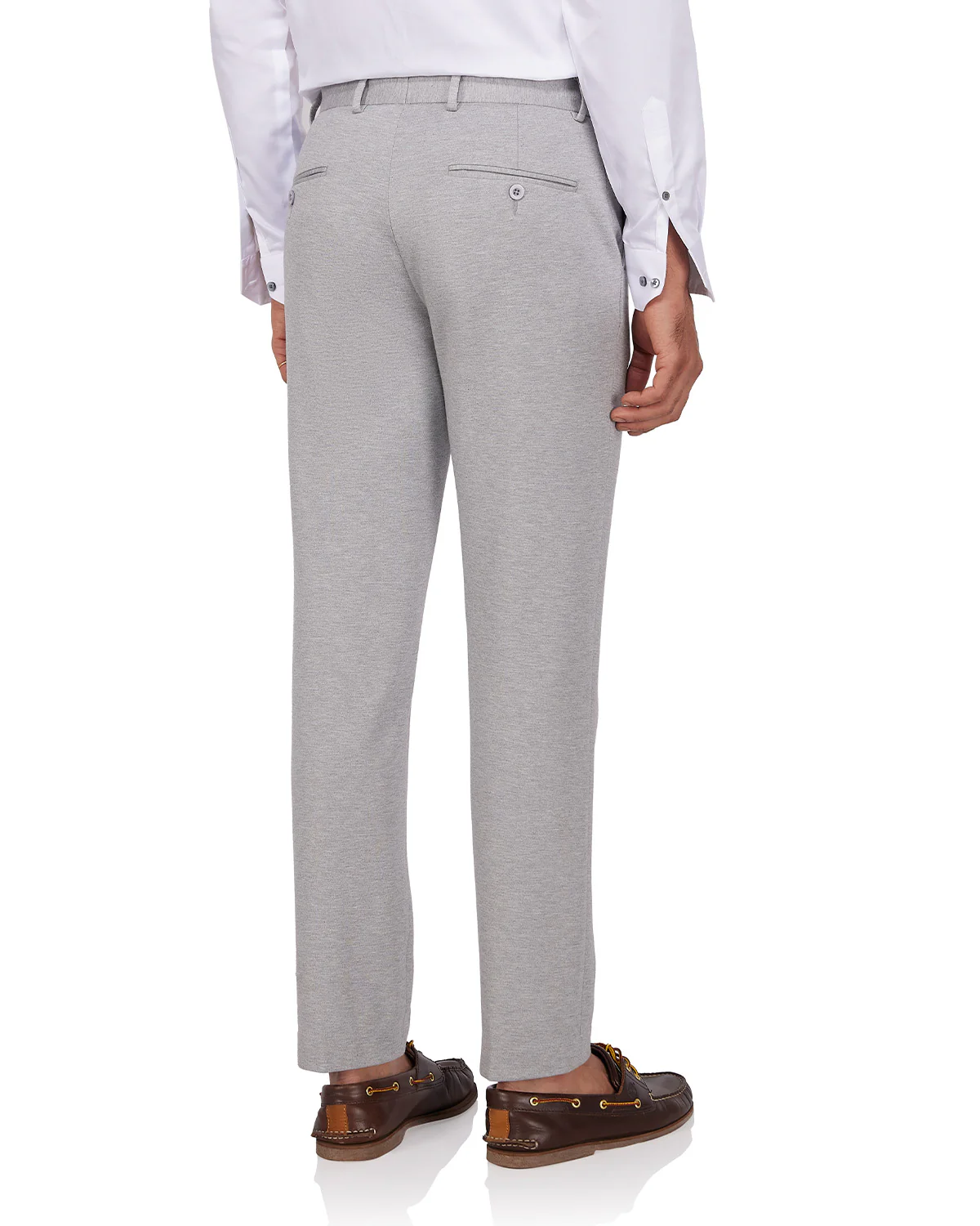 Versa Knit Stretch Dress Pants - Light Grey - Image 4