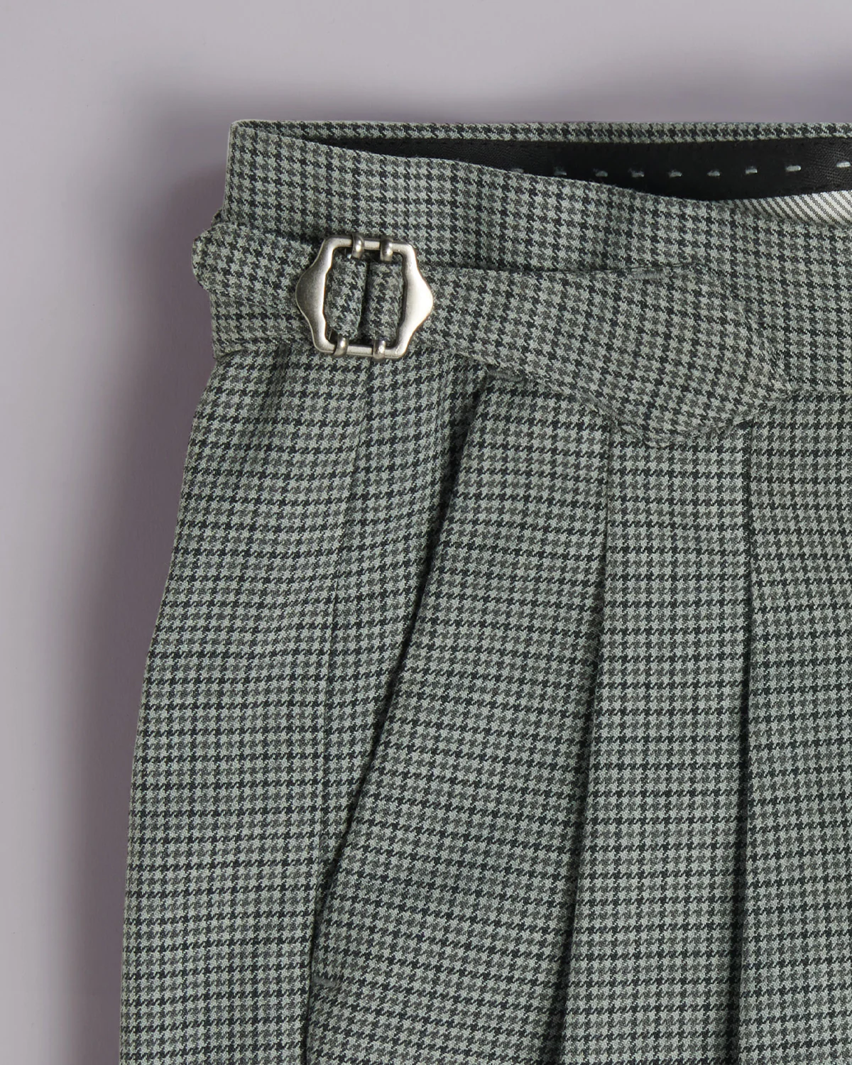 Vertex Houndstooth Neapolitan Pants - Dark Grey - Image 2