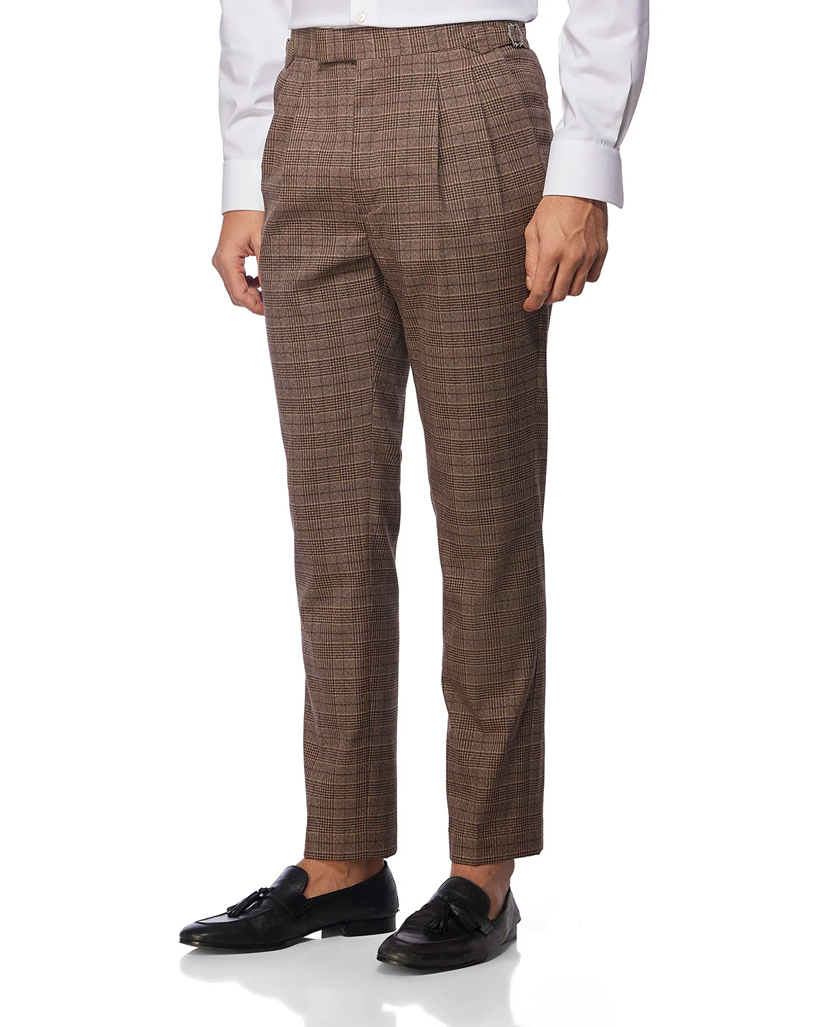 Vesuvio Stretch Neapolitan Dress Pants - Brown