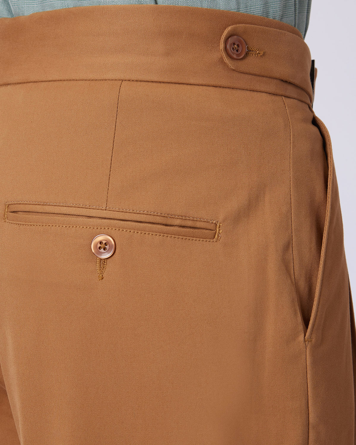 Virtuoso Neapolitan Chinos - Ochre - Image 5