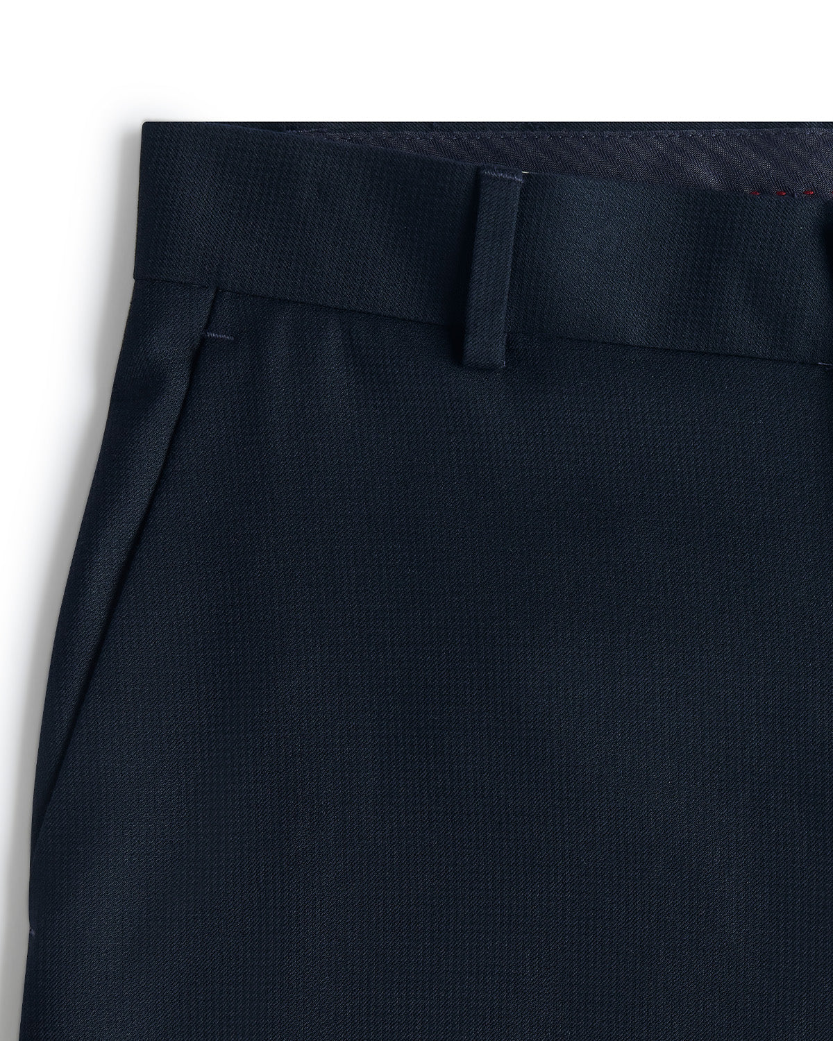 Volante Checked Dress Pants - Navy - Image 5