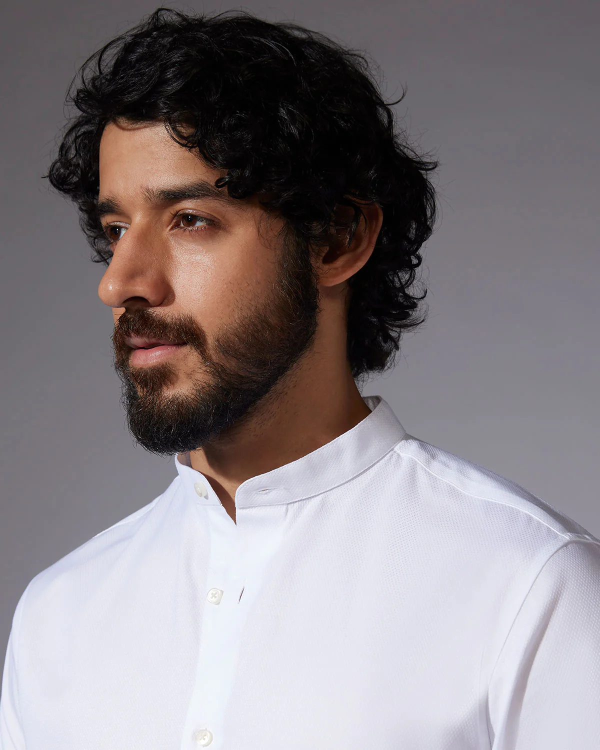 White Jacquard Shirt - Image 2